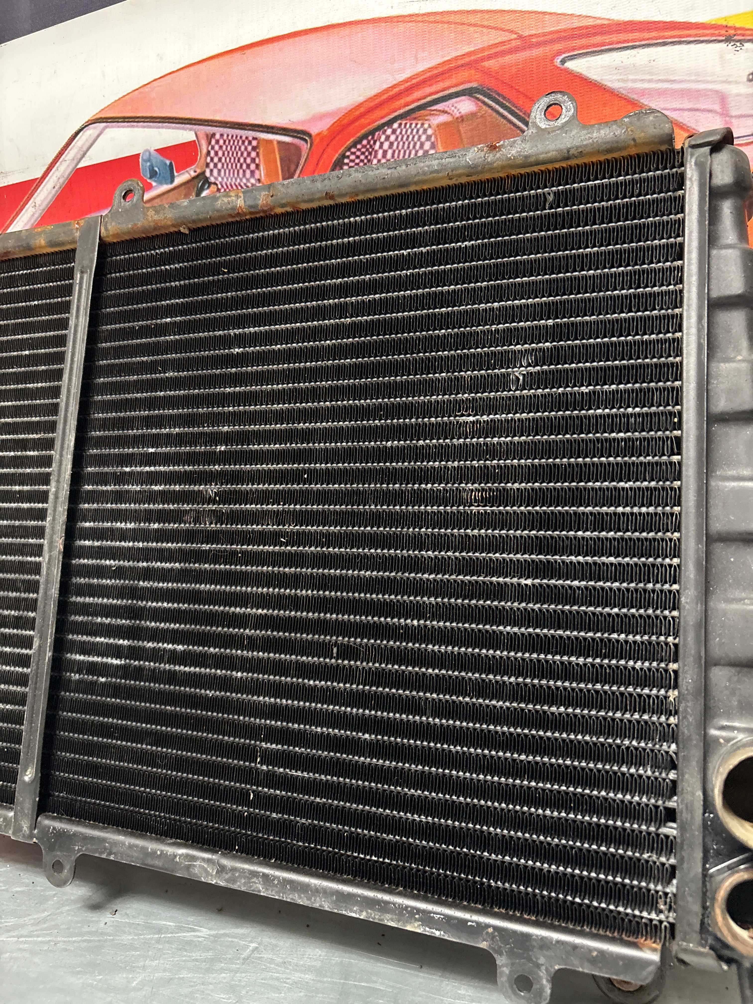 Porsche 924 radiator used 477121251A pressure tested - Image 3