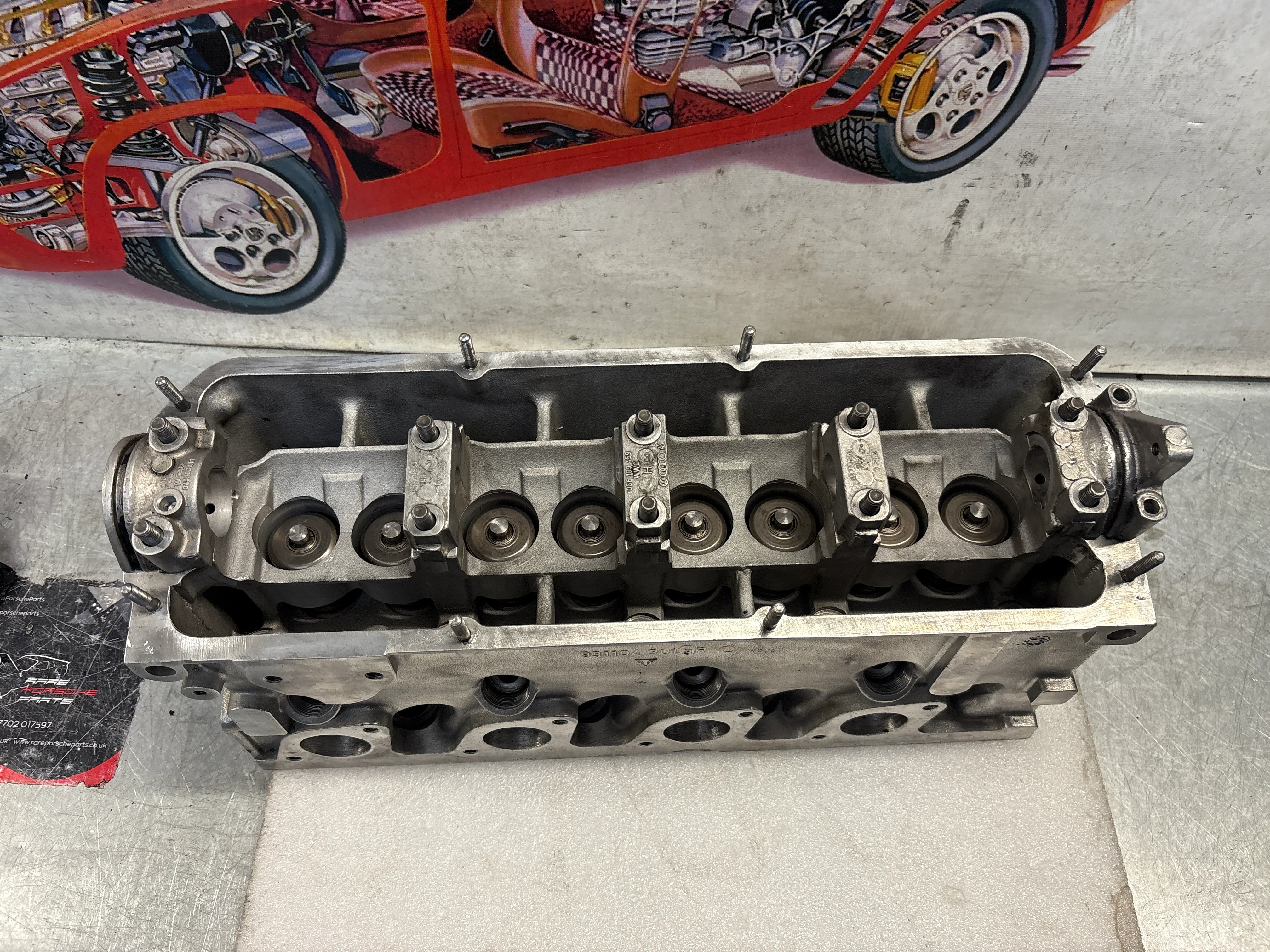 Porsche 924 Turbo reconditioned cylinder head with camshaft 9311043013R - Image 13