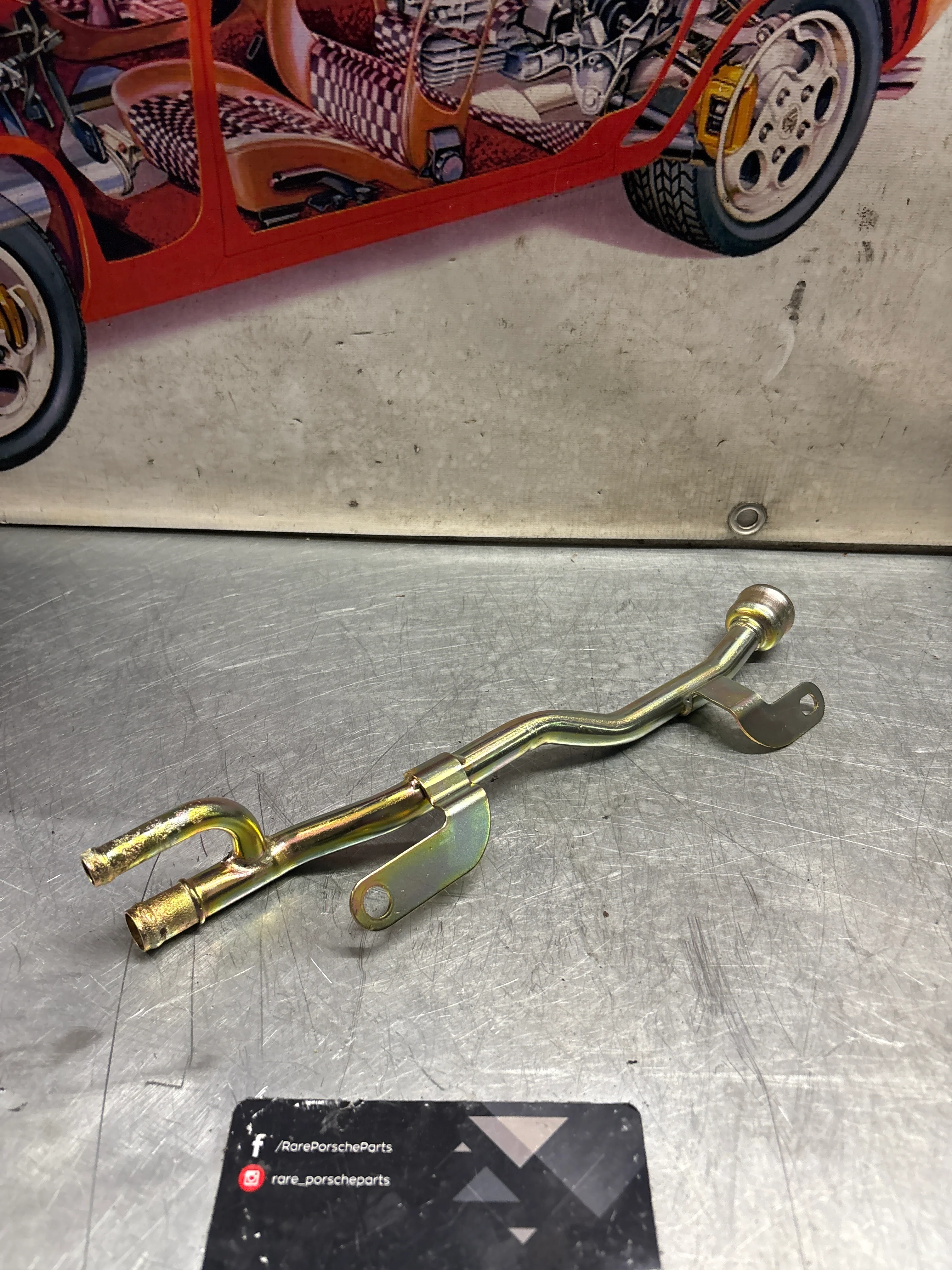 Porsche 924 Turbo water tube, used 93110605200 - Image 4