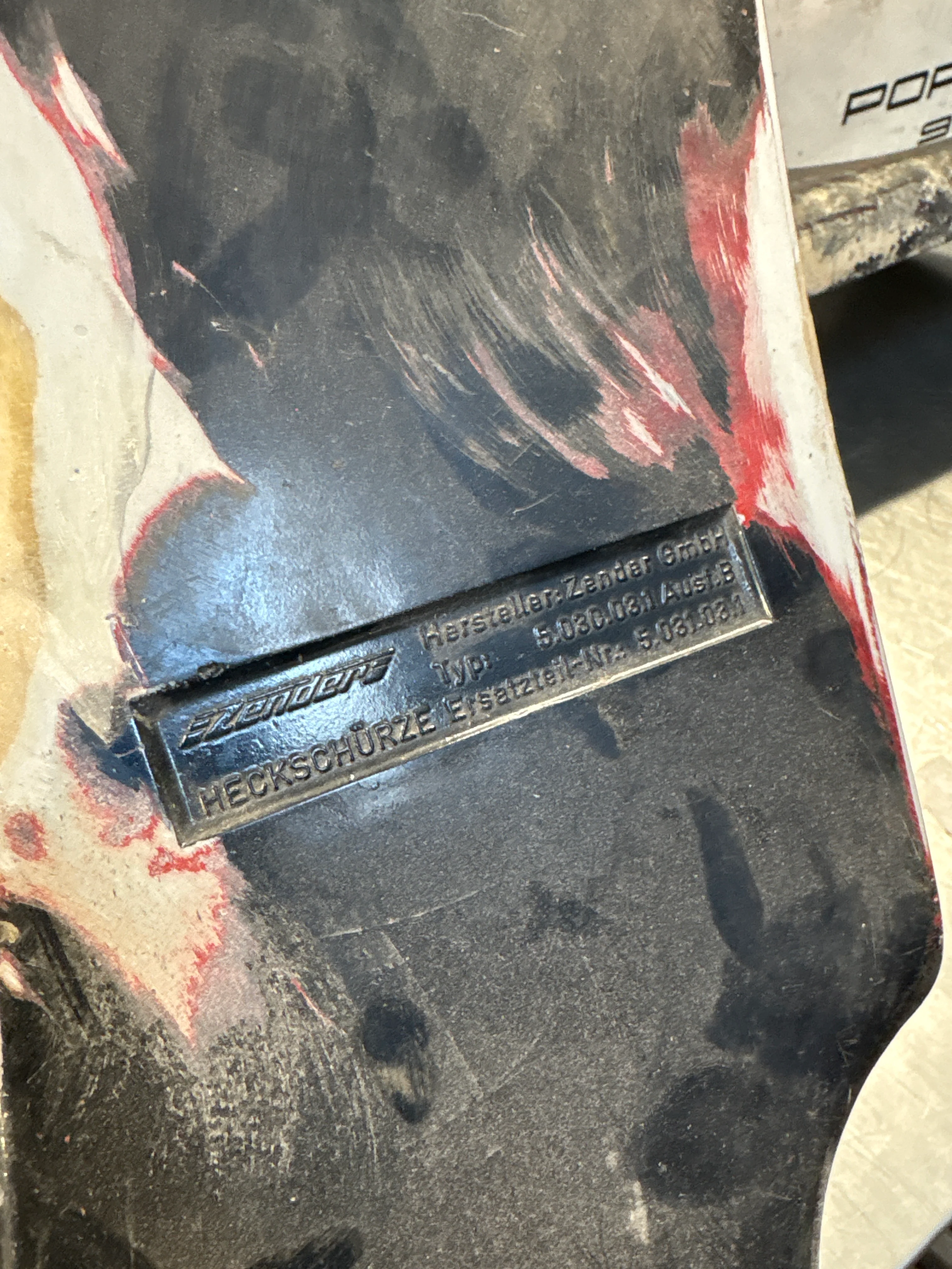 Porsche 924 Zender spoiler set, used - Image 8