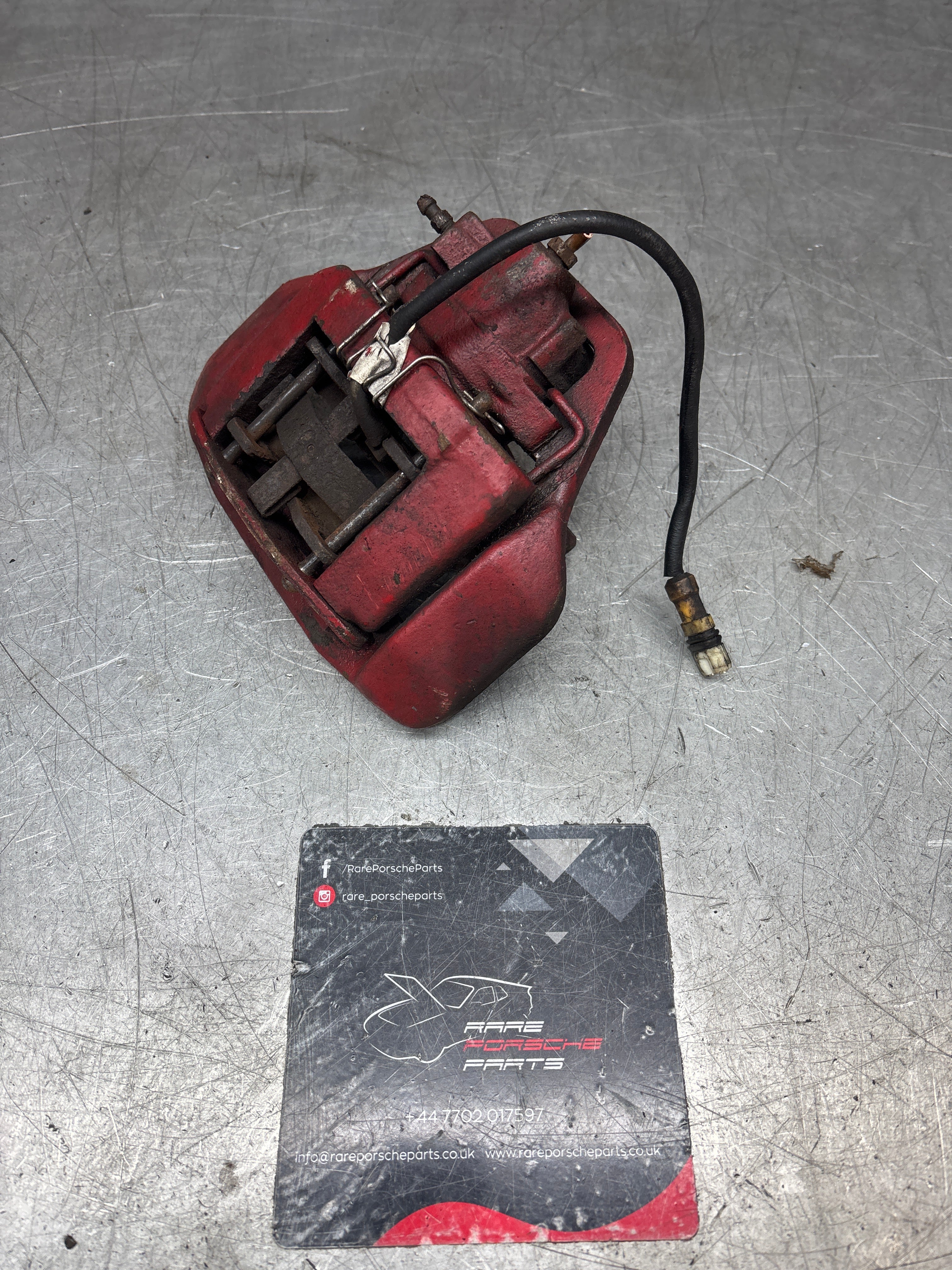 Porsche 924S 924 Turbo 944 Left, Rear N/S brake caliper, used, 944352900