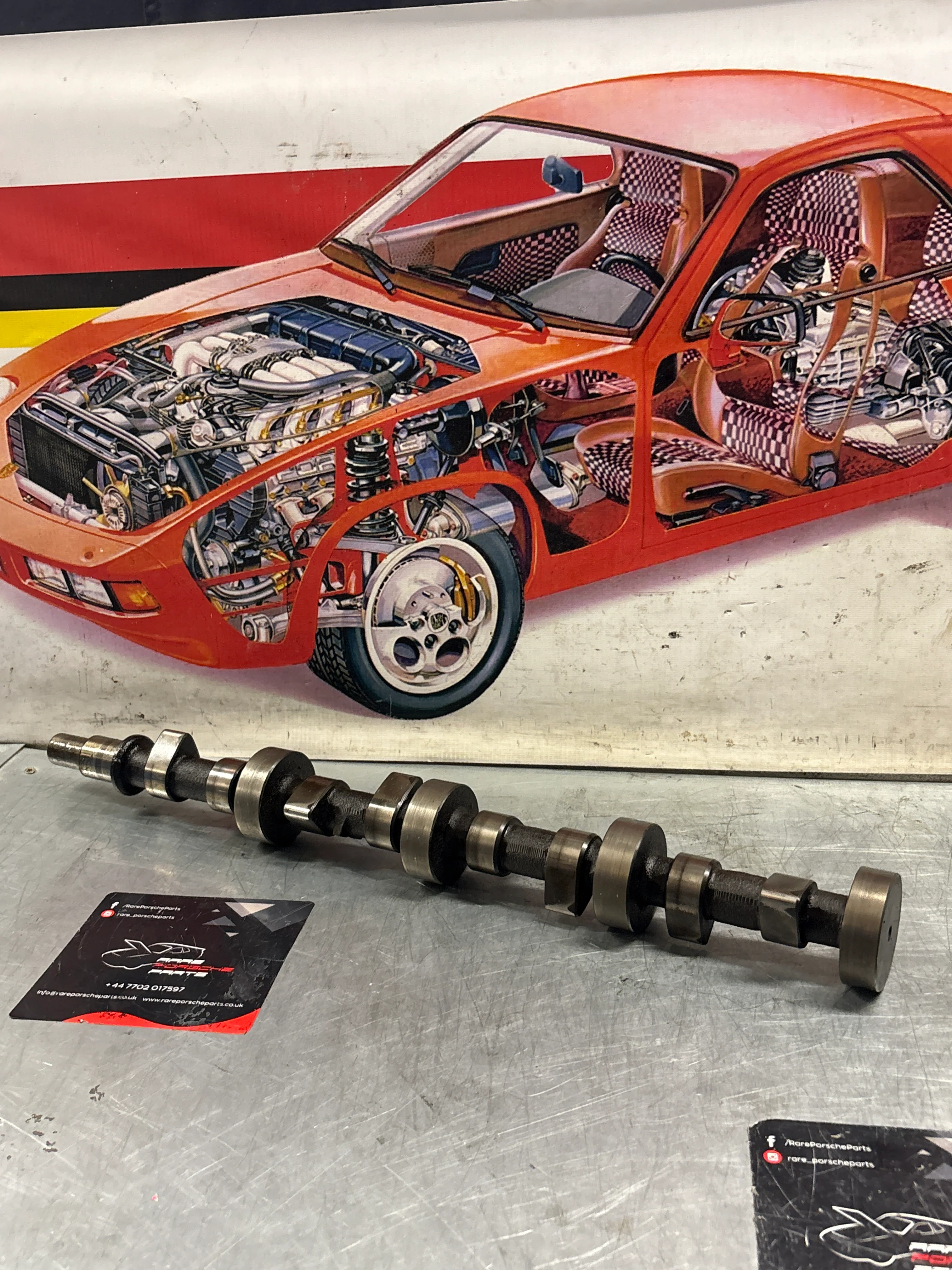 Porsche 924S 944 2.5 Cam shaft. Used. 94410515505R - Image 6