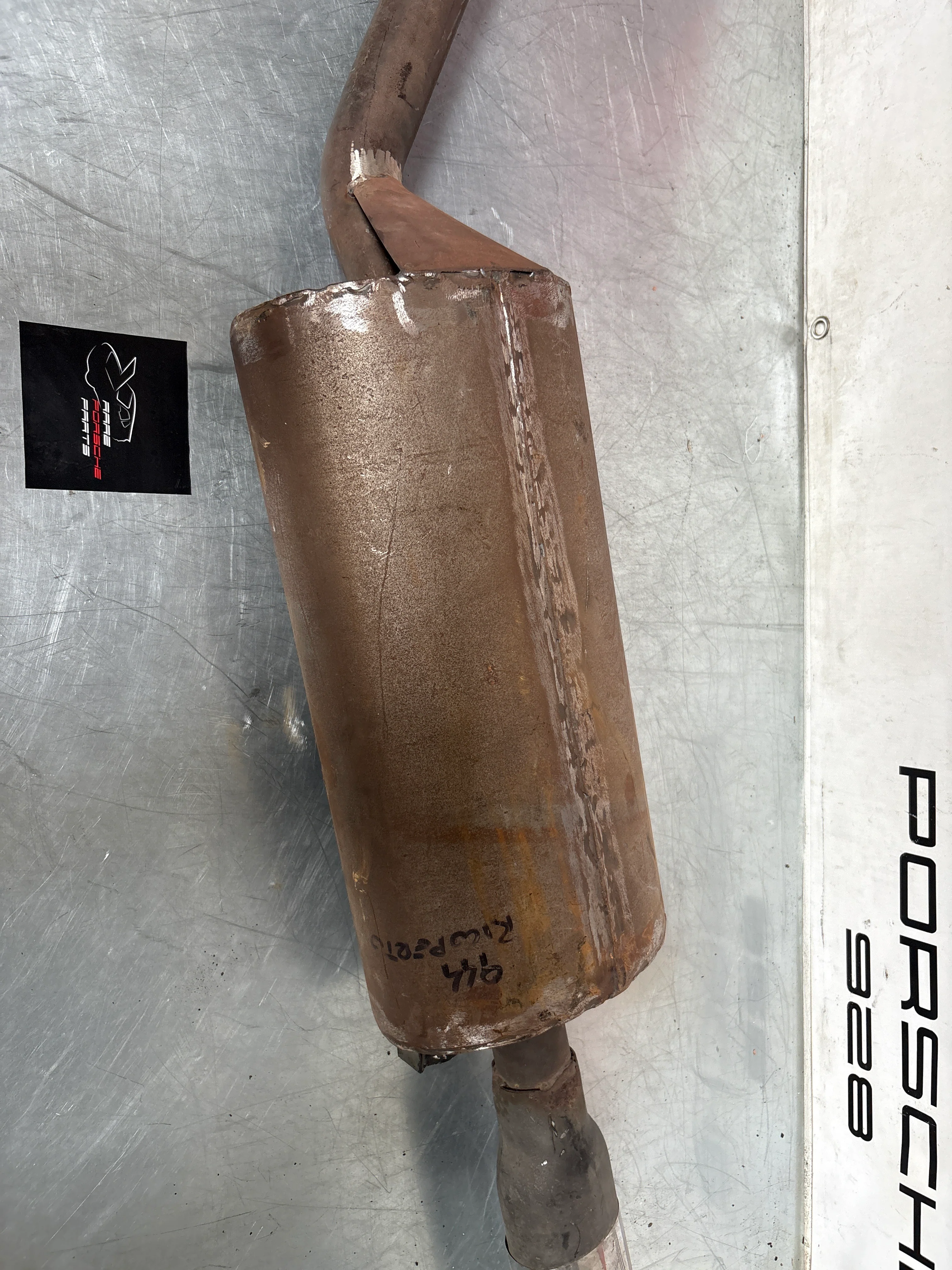Porsche 924S / 944 2.5 N/A Exhaust system rear muffler, used - Image 8