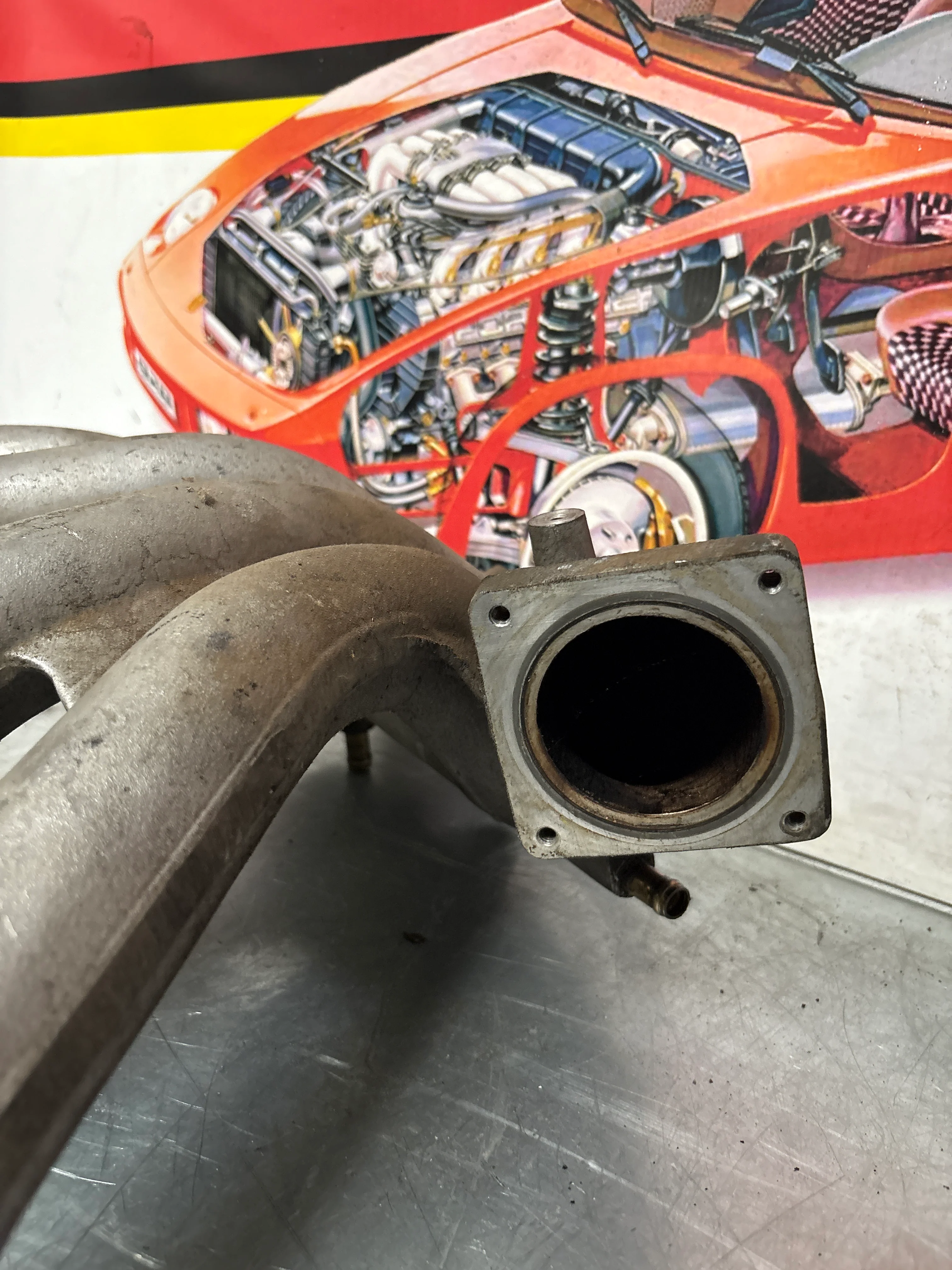 Porsche 924S 944 8V Inlet Intake manifold 9441101518R used - Image 3