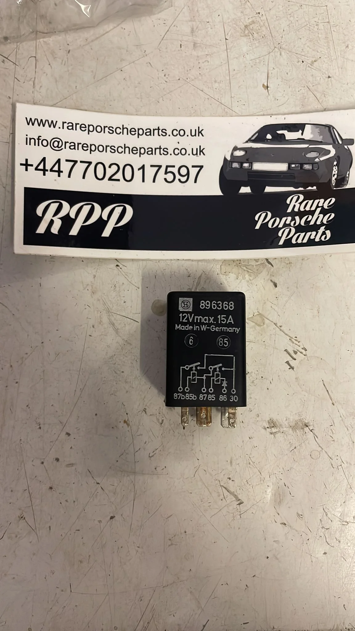 Porsche 924S 944 964 968 993 911 94461522700 DME Fuel Pump Relay, esed - Image 3