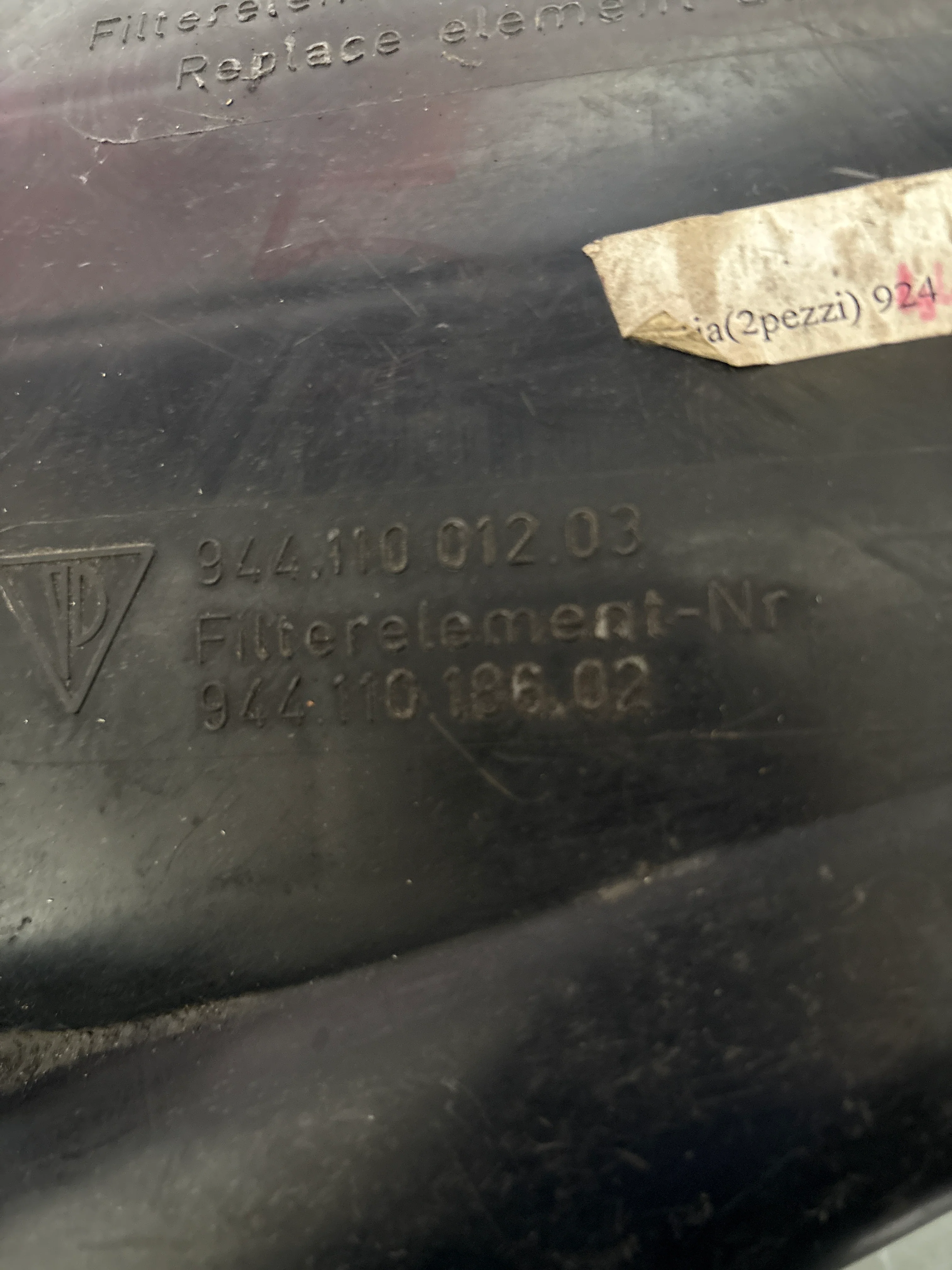 Porsche 924S 944 air box section, without snorkel, used. 94411001203 / 94411018602 - Image 7