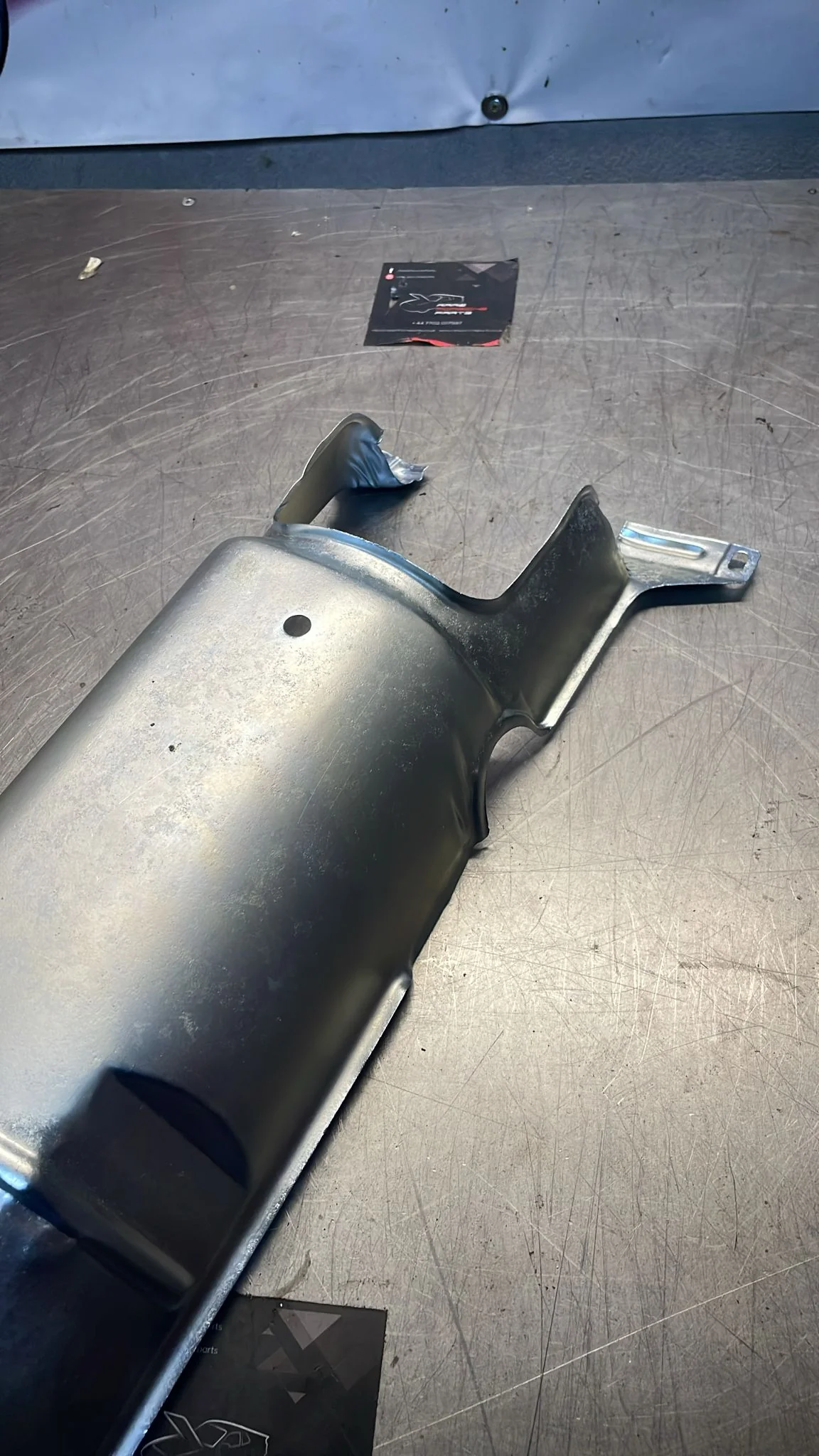 Porsche 924S 944 heat shield, middle section, 95150486900, refurbished - Image 2