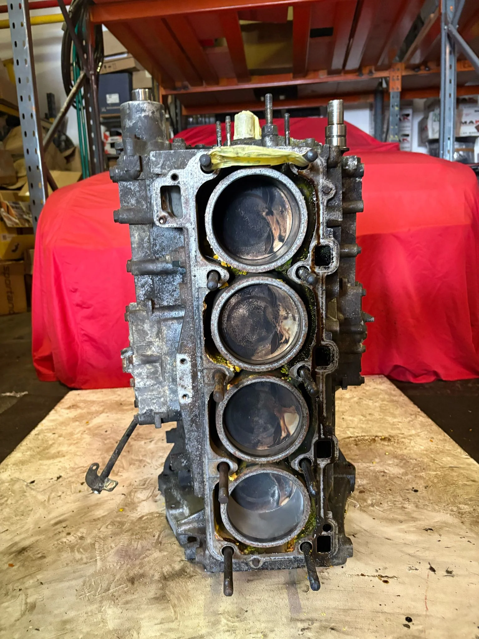 Porsche 924S 944 M44/08 short block, used - Image 3