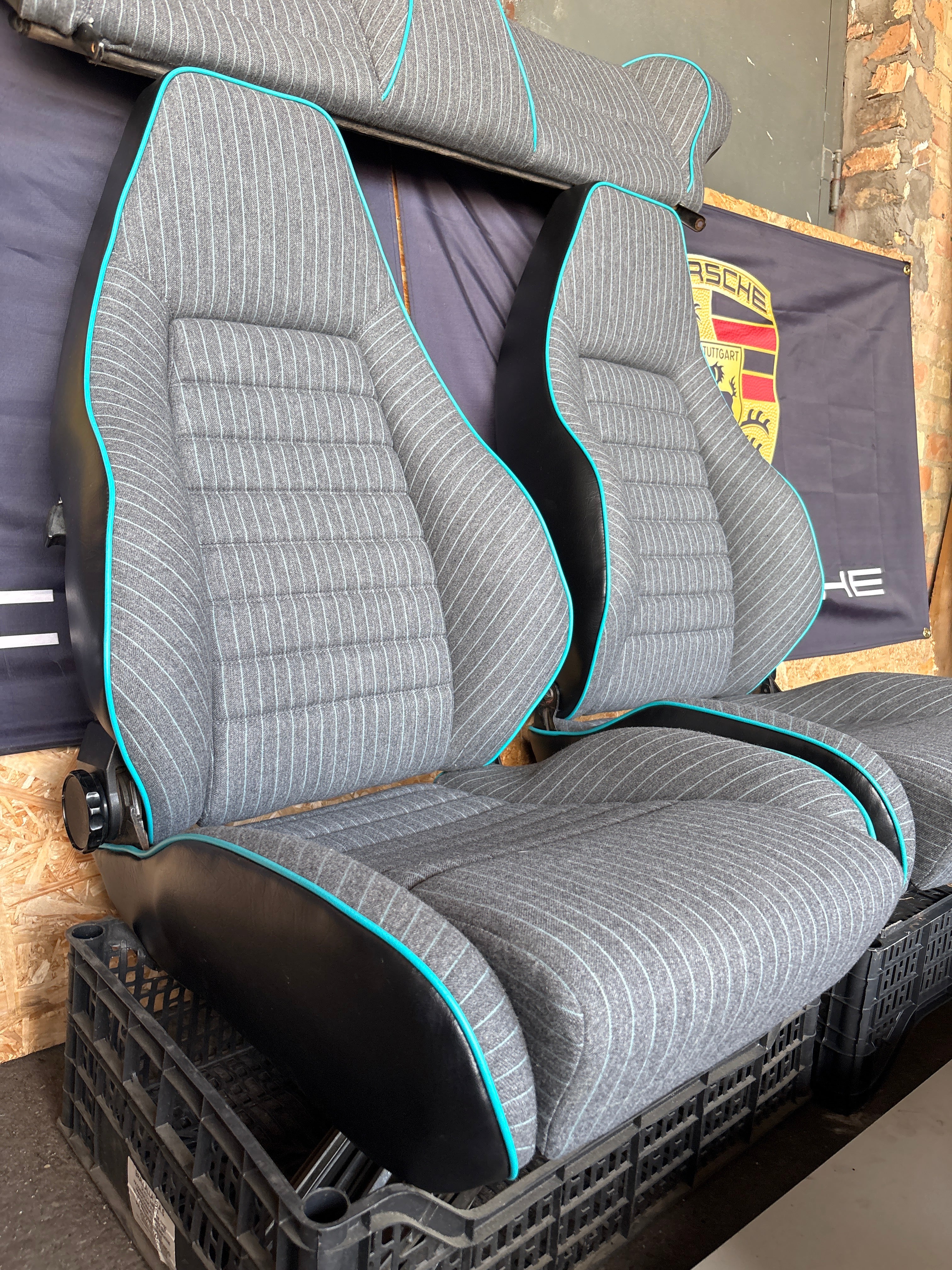 Porsche 924S Le Mans Recaro Sport seats set - Image 20