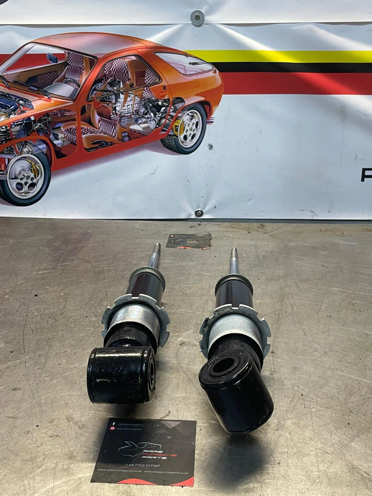 Porsche 928 78-85 pair of rear shock absorbers, refurbished, 92833305108 - Image 9