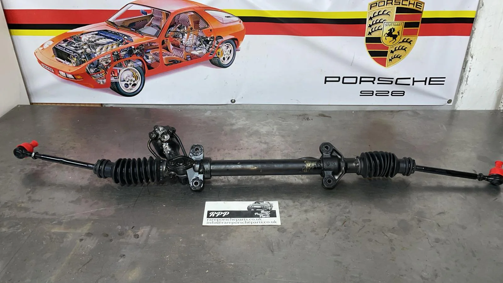 Porsche 928 928S left hand drive steering rack, refurbished  -86 - Image 11