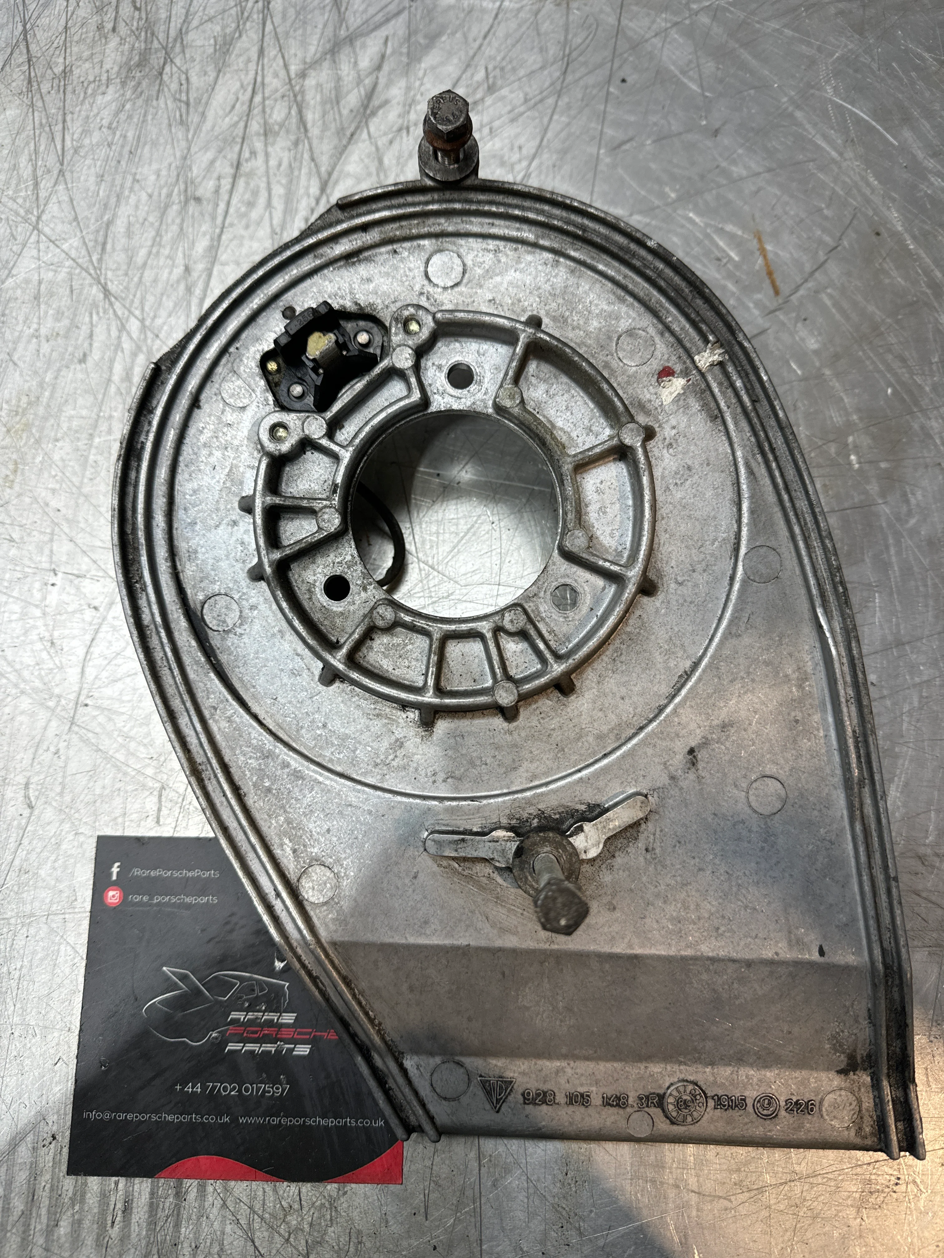 Porsche 928 Aluminium Timing Belt cover, used 9281051483R - Image 4