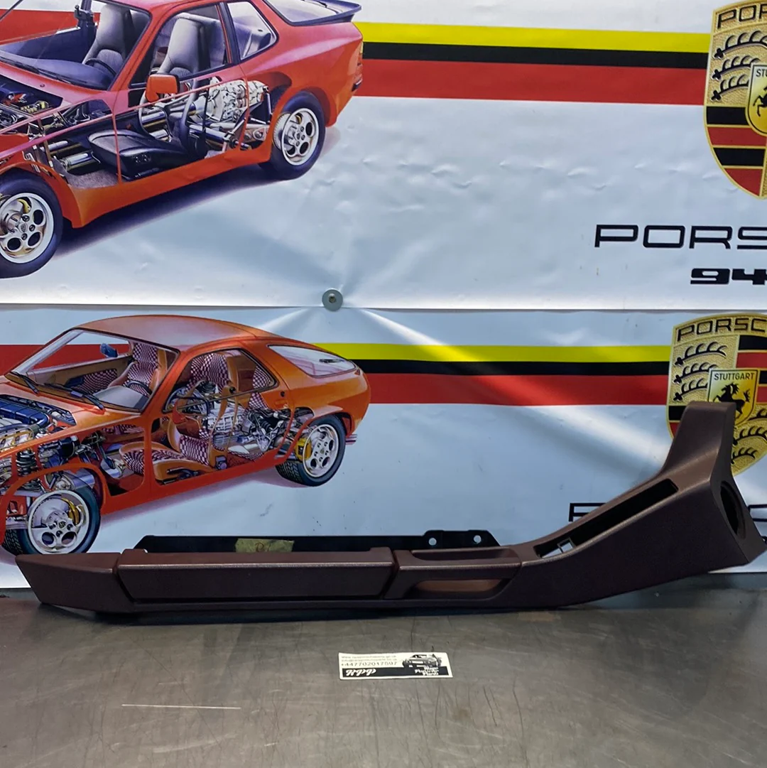 Porsche 928 Burgundy door armrest, left, off side, 92855510103, used