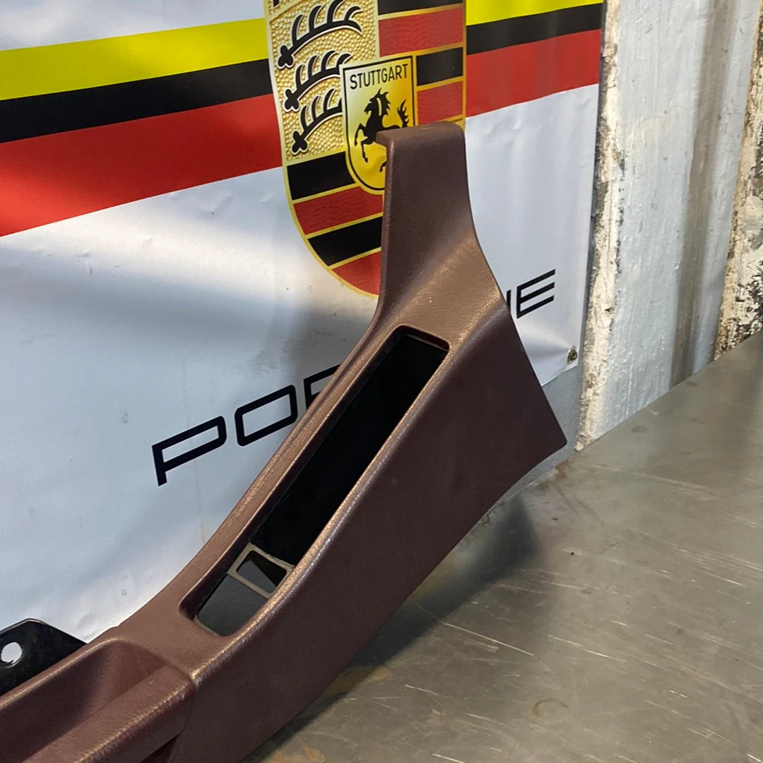 Porsche 928 Burgundy door armrest, left, off side, 92855510103, used - Image 2