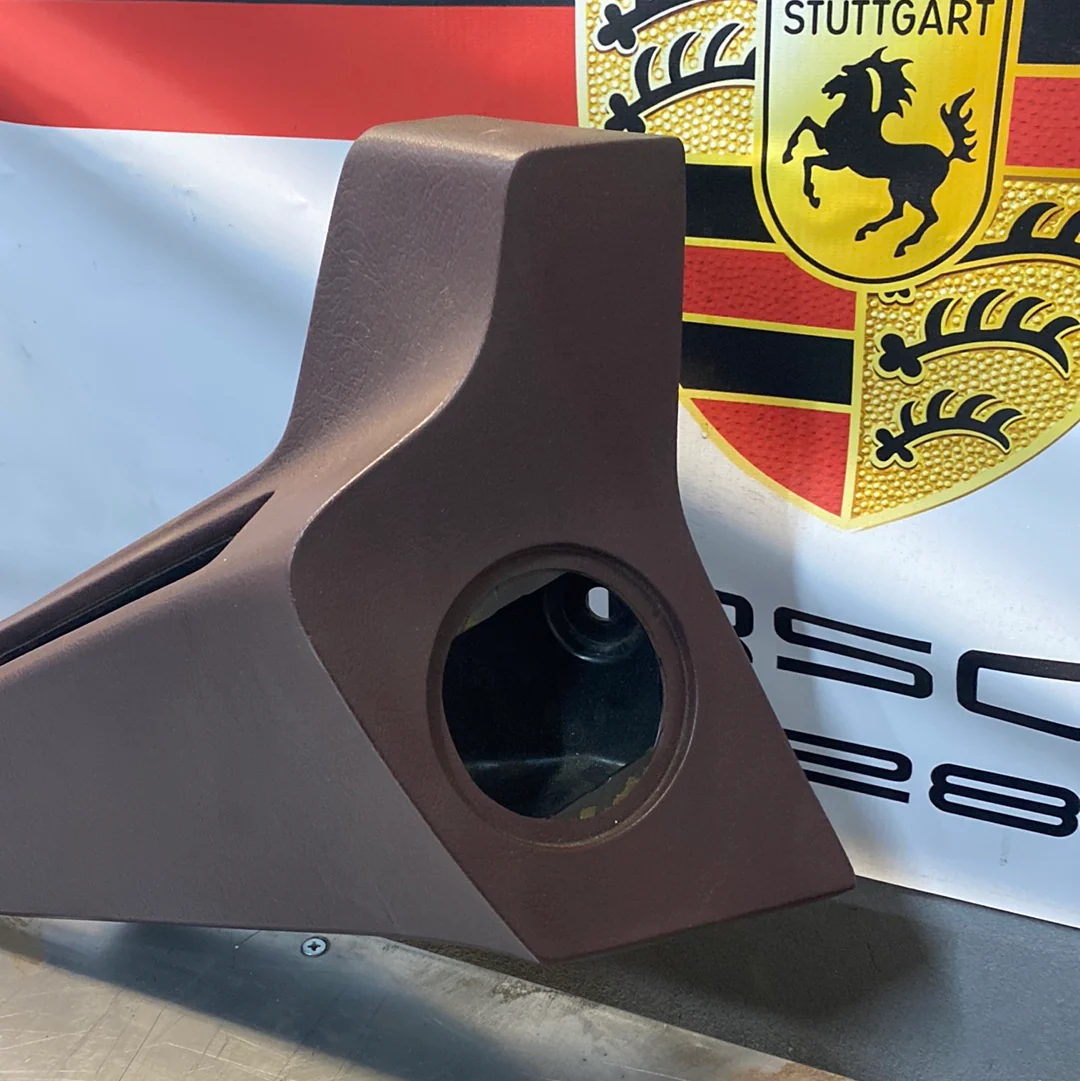 Porsche 928 Burgundy door armrest, left, off side, 92855510103, used - Image 3