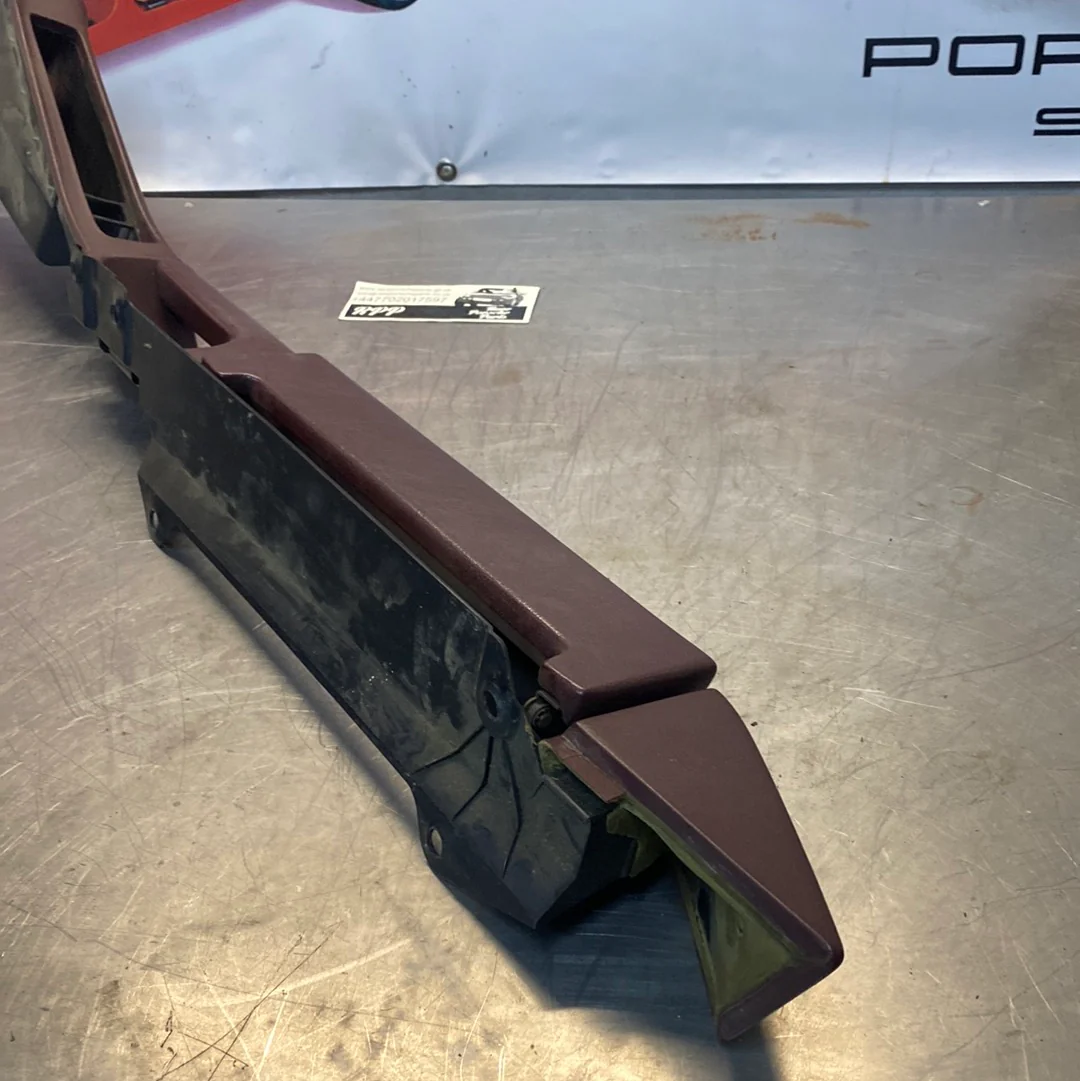 Porsche 928 Burgundy door armrest, left, off side, 92855510103, used - Image 6
