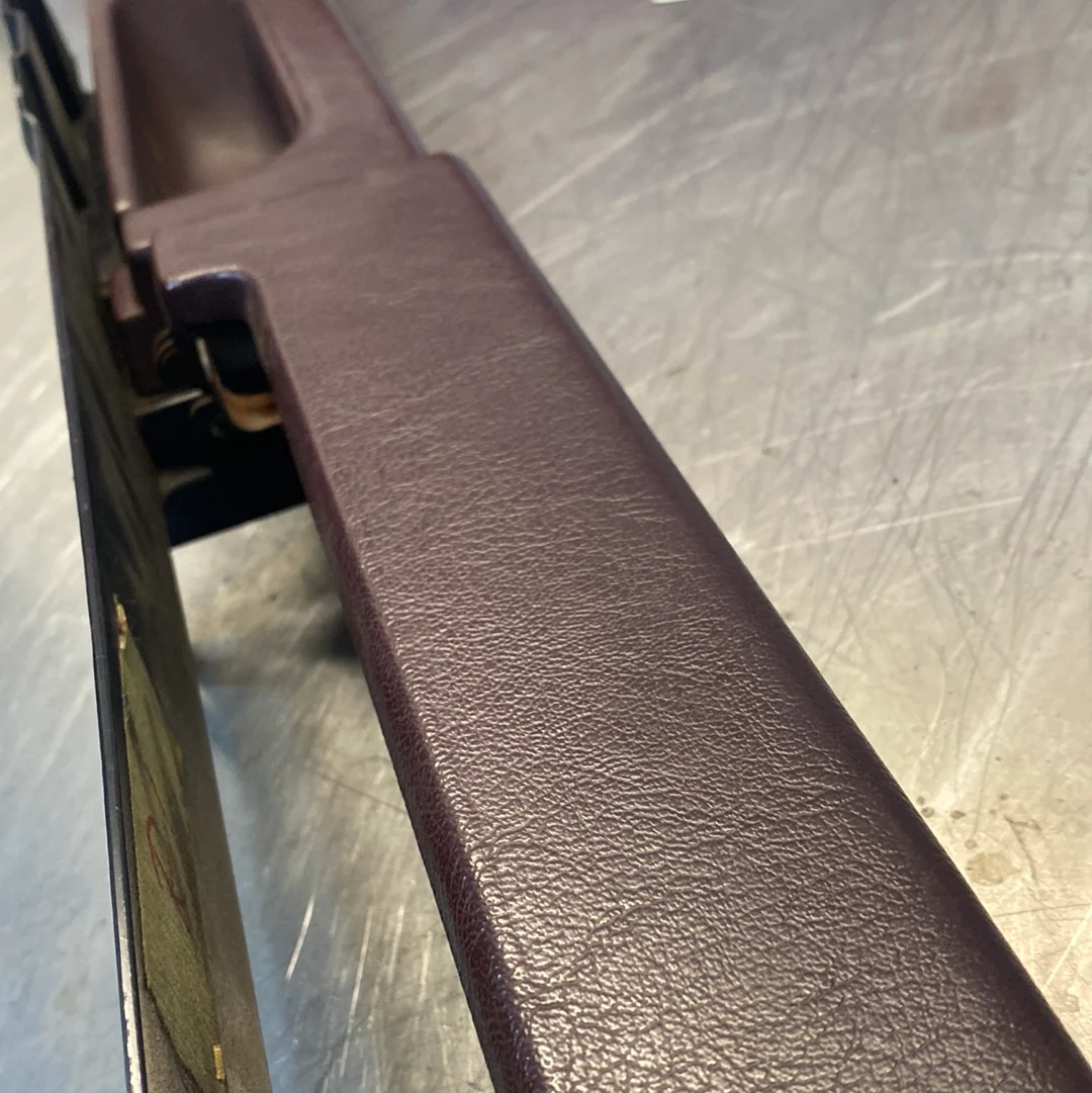 Porsche 928 Burgundy door armrest, left, off side, 92855510103, used - Image 8