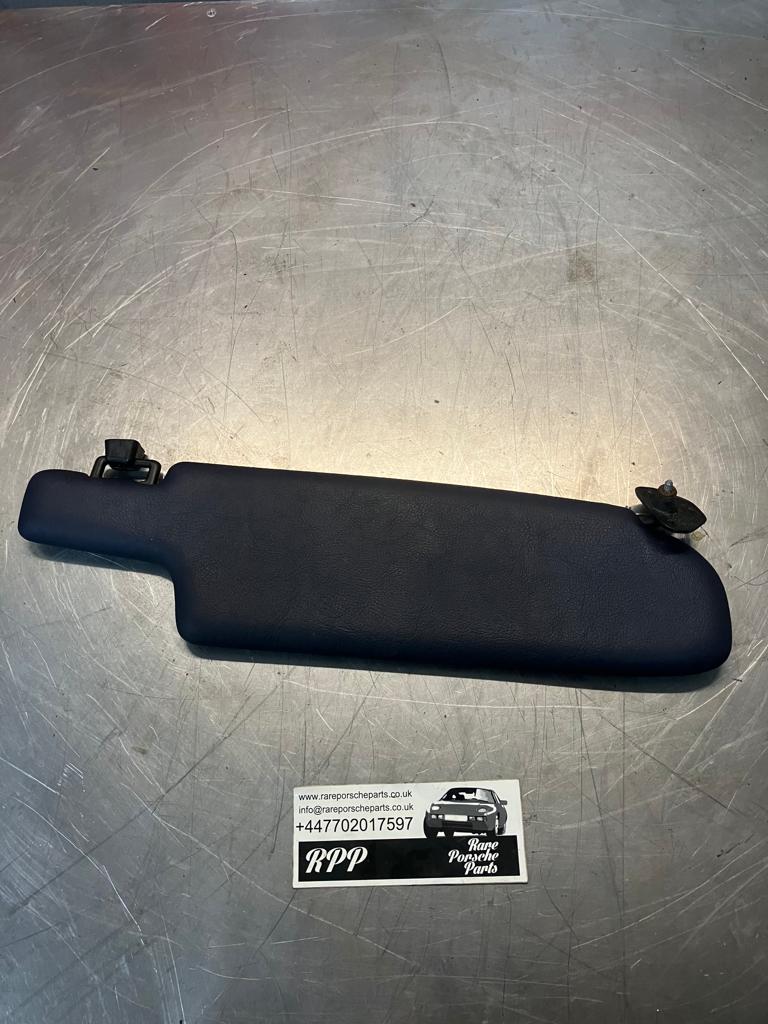 Porsche 928 dark blue sun visor, used left 92873123801