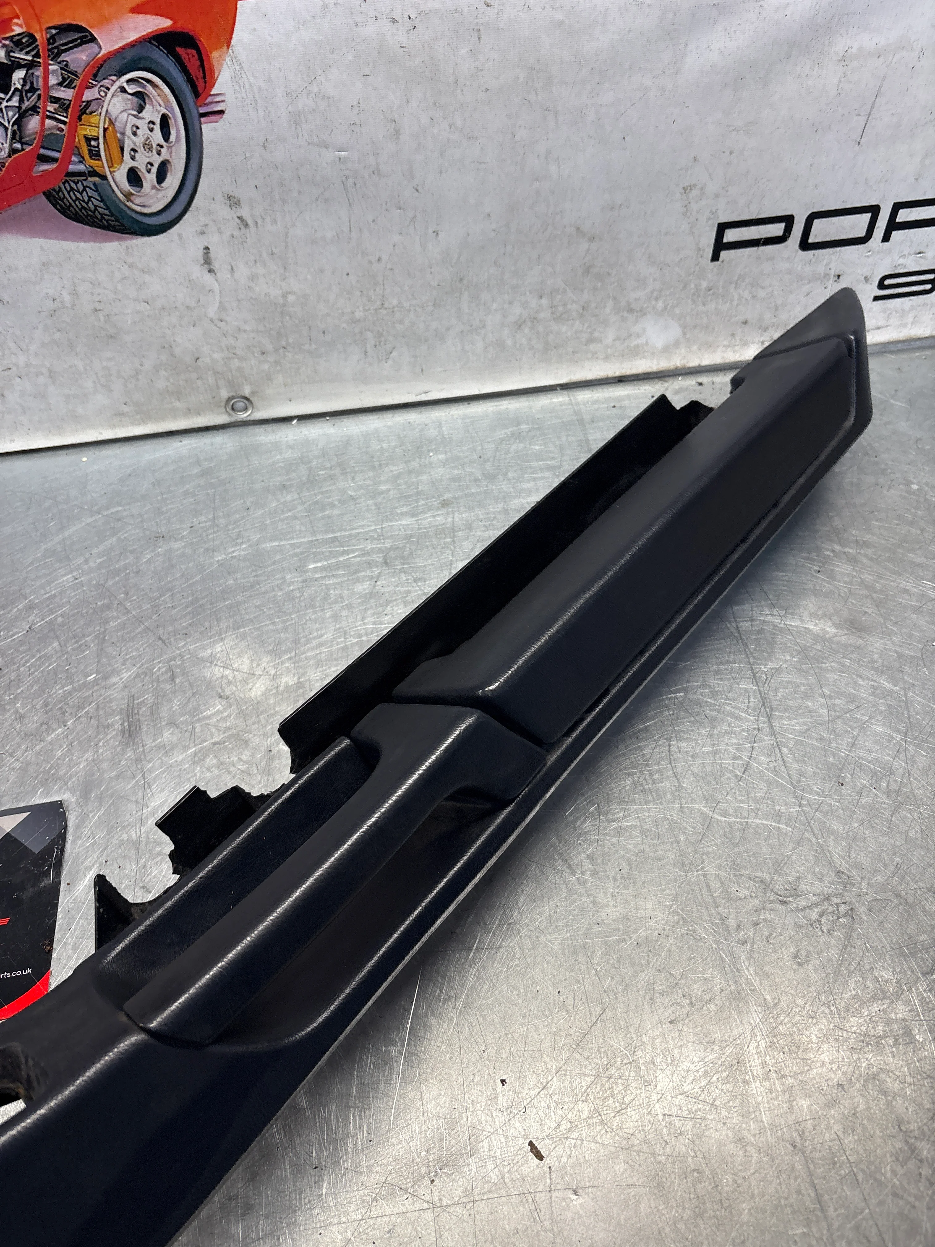 Porsche 928 blue door armrest, right, off side, 92855510203, used - Image 4