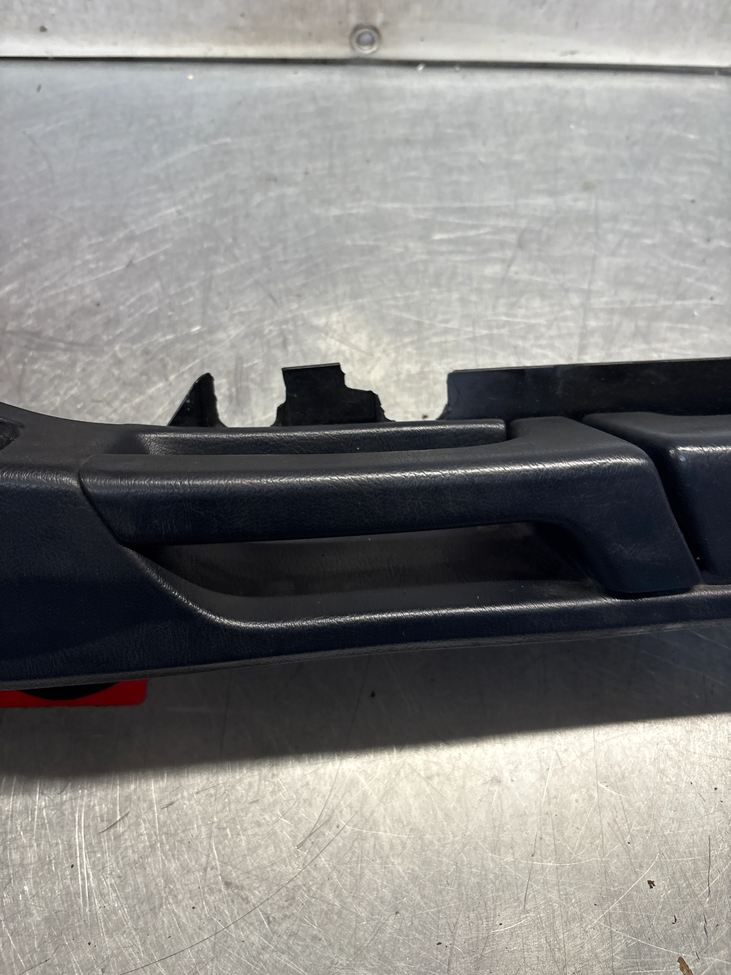 Porsche 928 blue door armrest, right, off side, 92855510203, used - Image 5