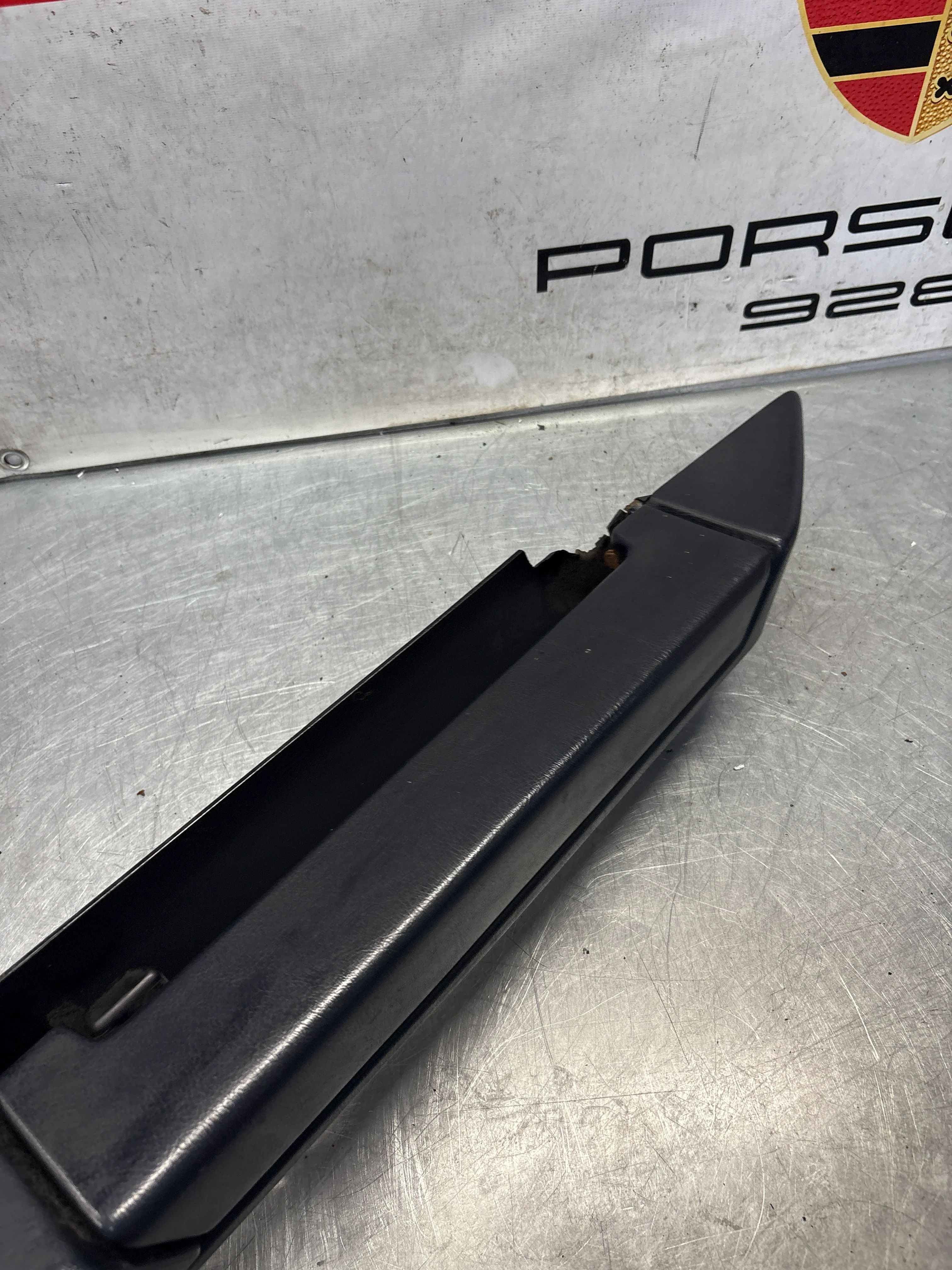 Porsche 928 blue door armrest, right, off side, 92855510203, used - Image 7