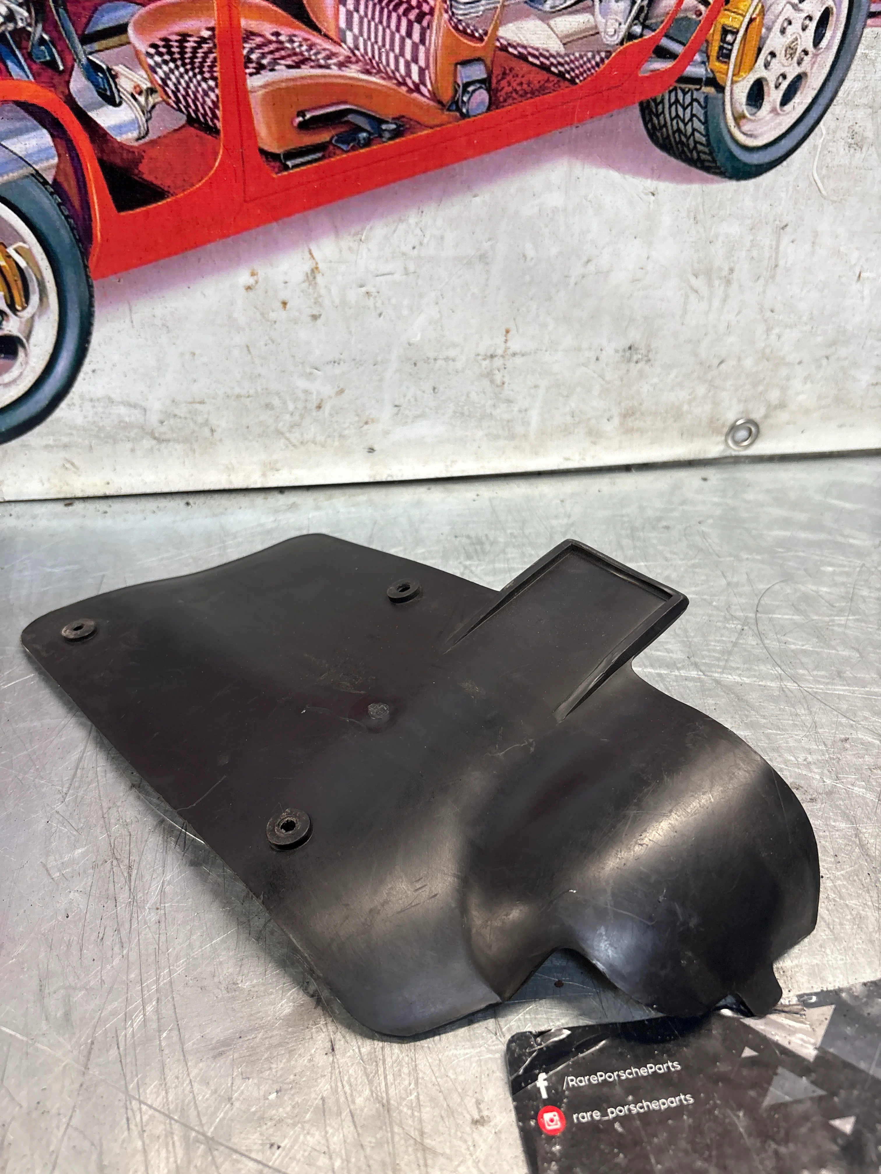 Porsche 928 S4 driver slide interior trim panel, used 92855113702 - Image 4