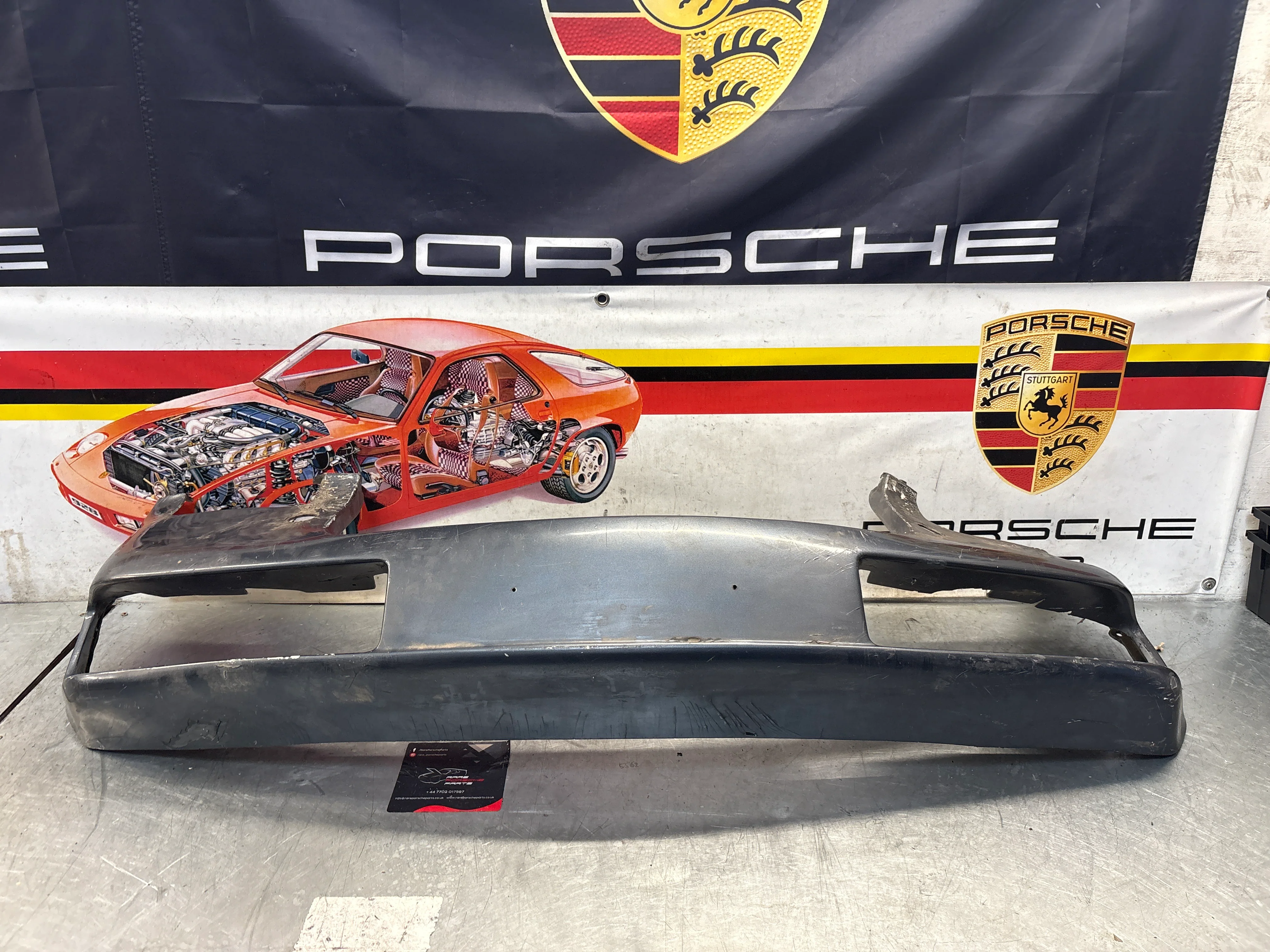 Porsche 928 front bumper cover panel, used 92850501306