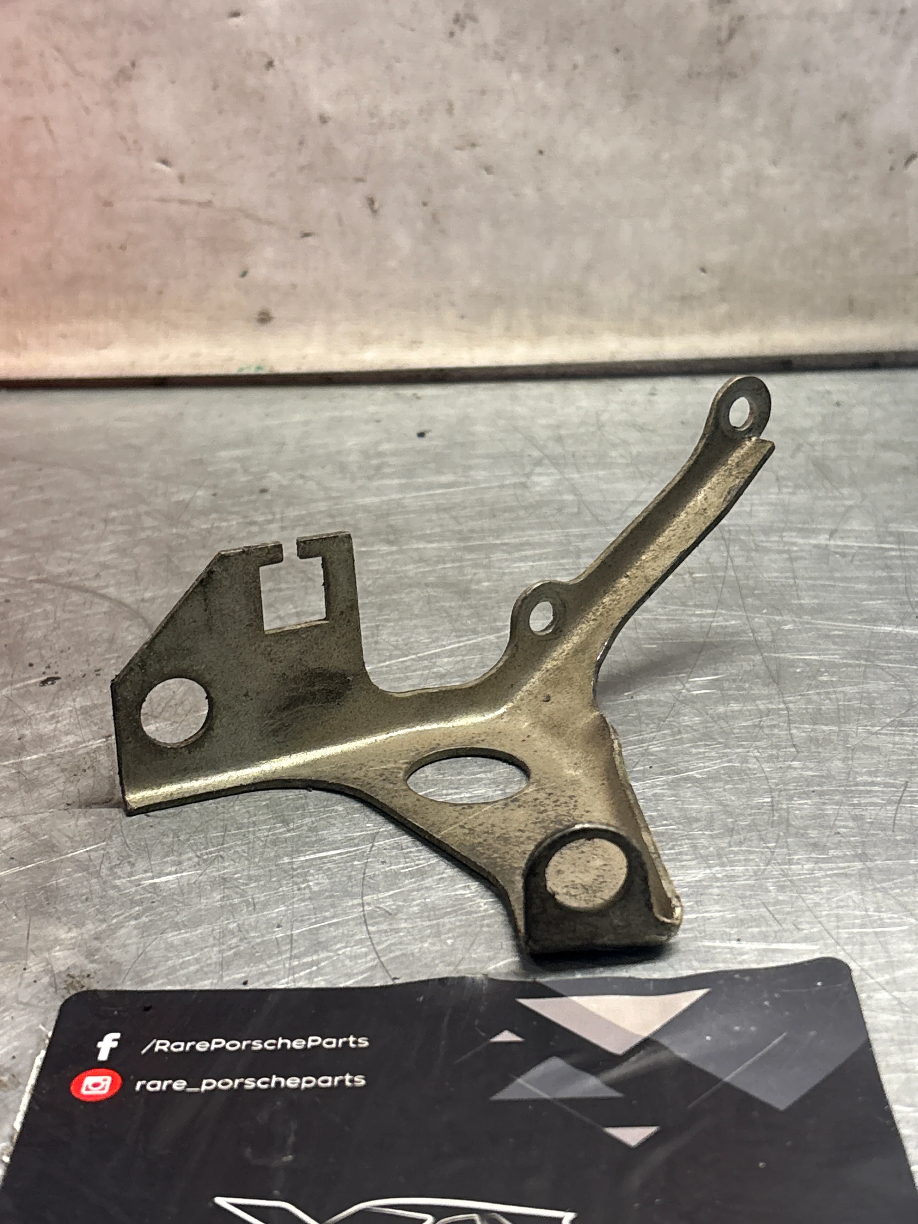 Porsche 928 intake flow meter cable guide bracket, used 92811021703 - Image 2