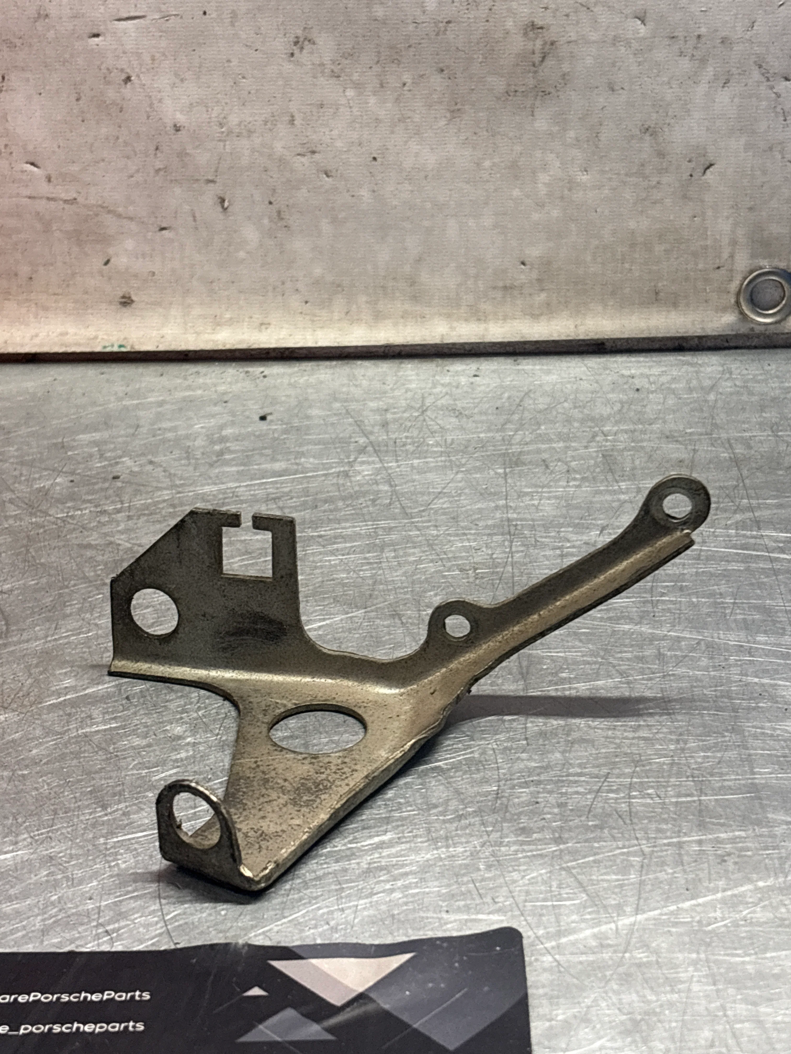 Porsche 928 intake flow meter cable guide bracket, used 92811021703 - Image 4