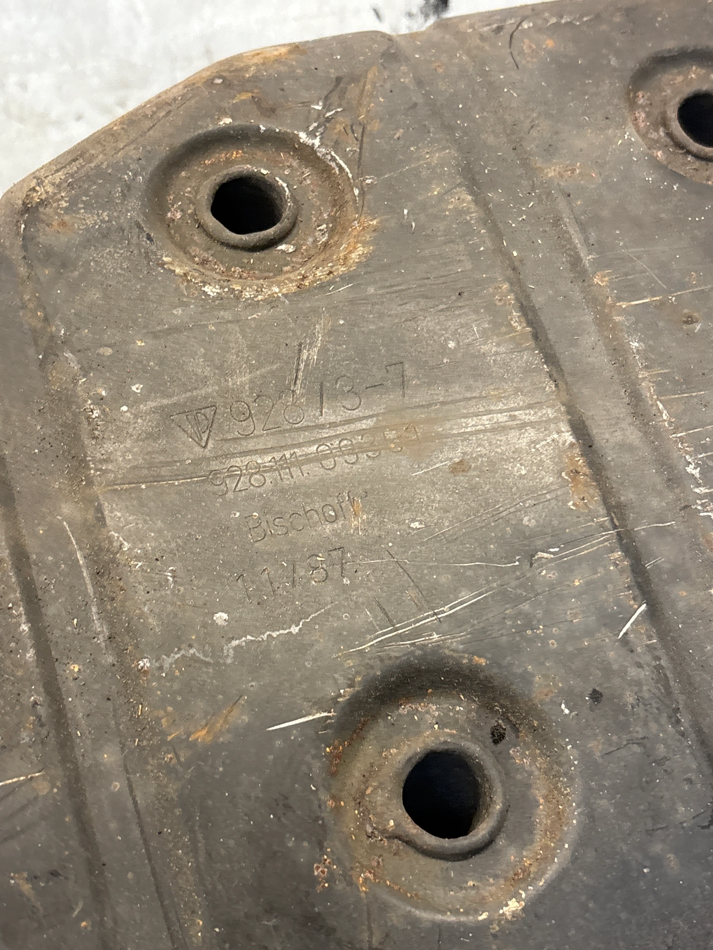 Porsche 928 Left side silencer, used 92811109301 - Image 5