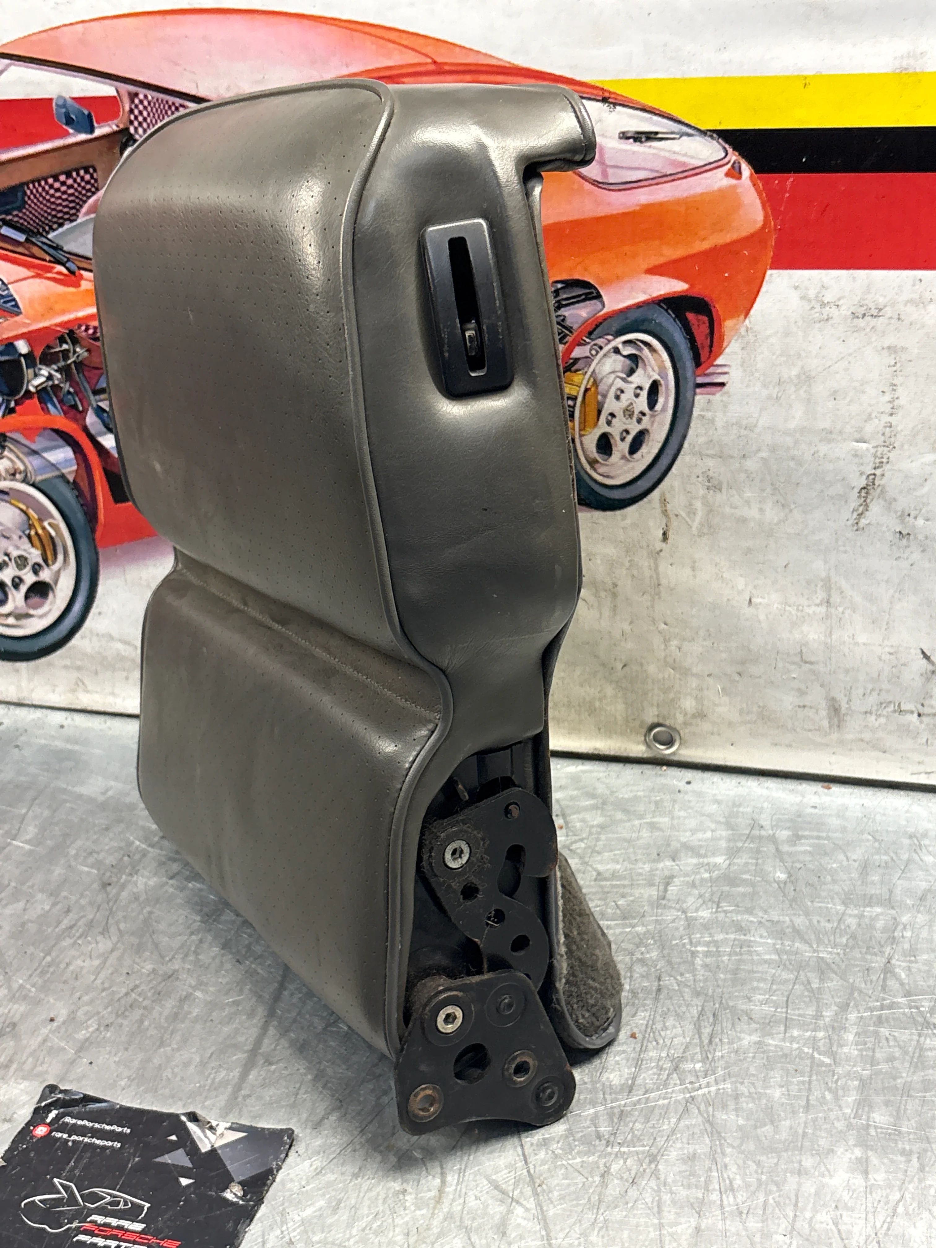Porsche 928 rear seat backrest, greyish green, used 92852203752 - Image 7