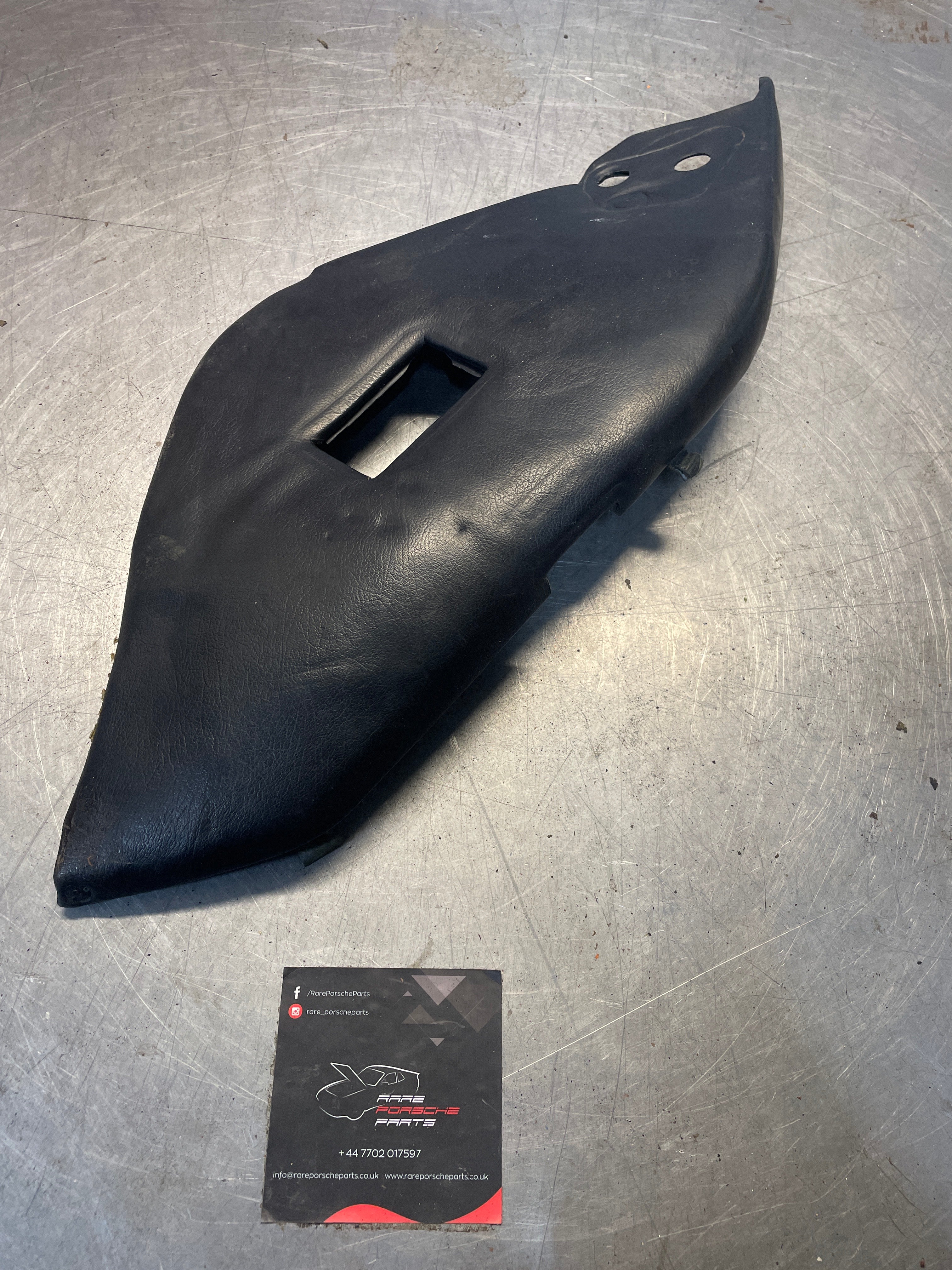 Porsche 928 Rear Seat Side Panel Left, black, used 92852204104 - Image 3