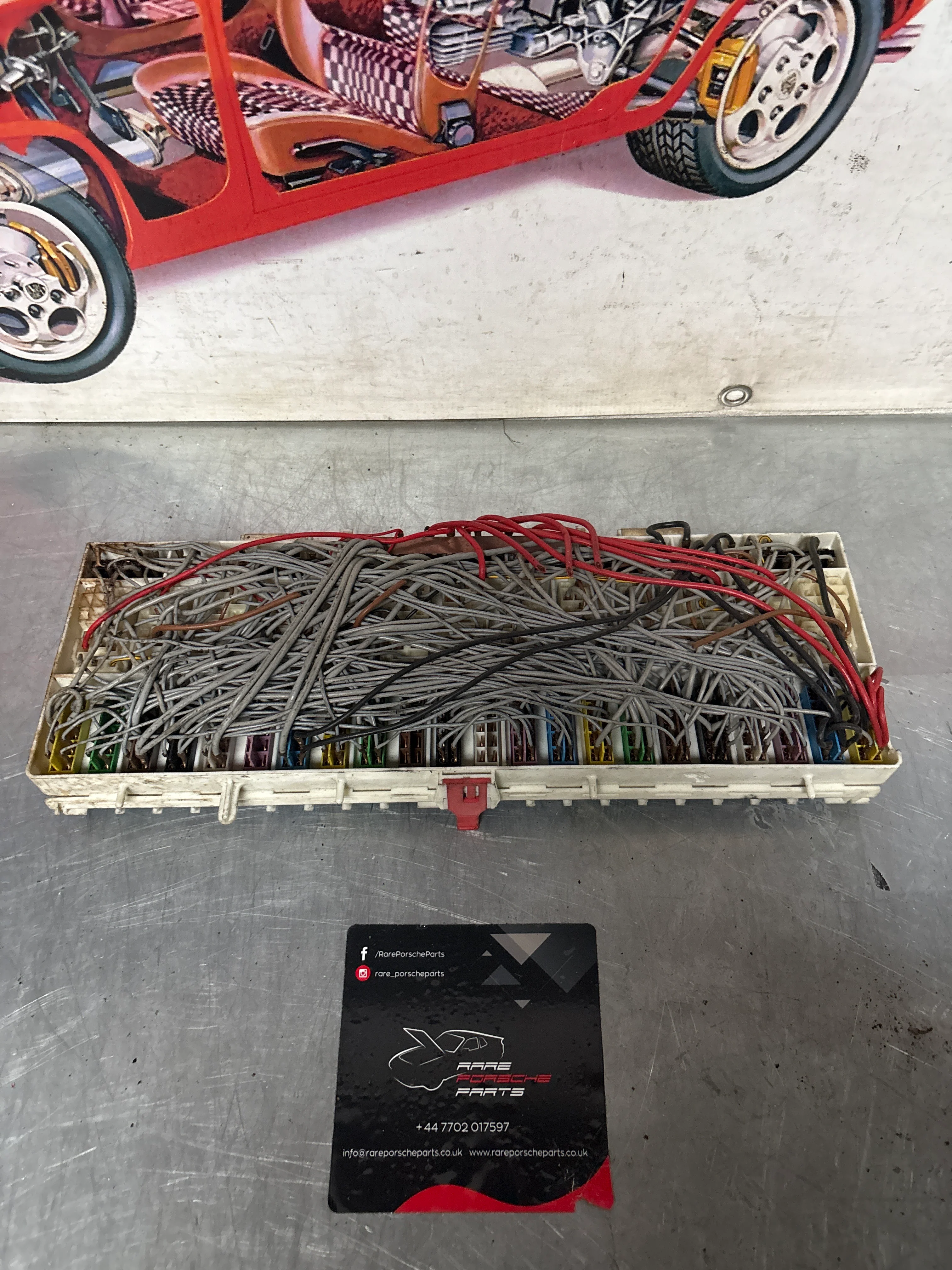 Porsche 928 relay fuse box, for spares or repair 92861010514 - Image 5