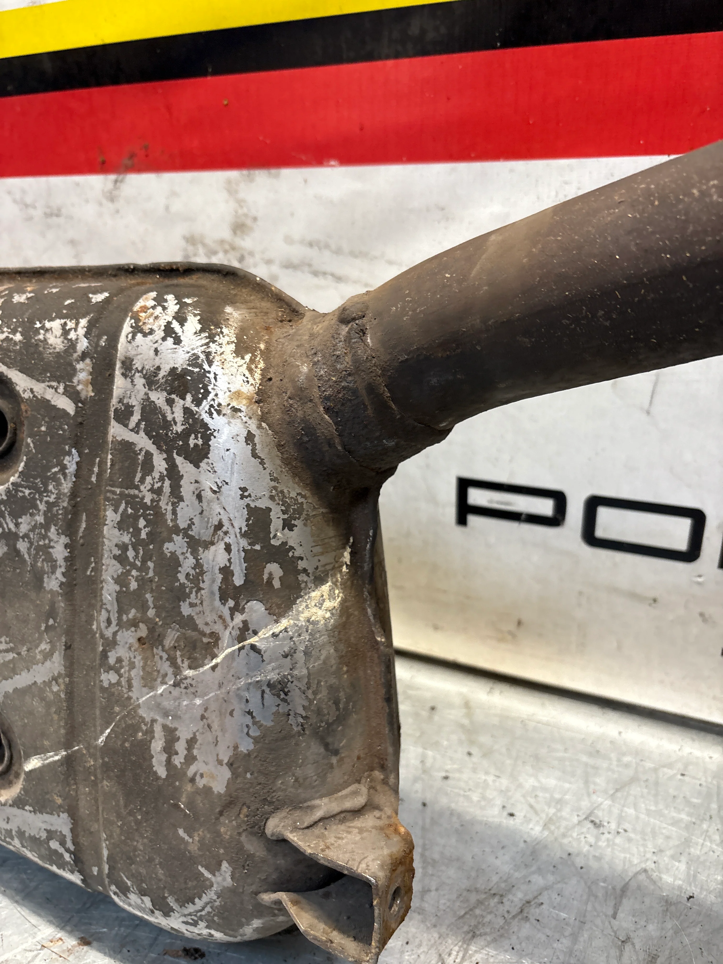 Porsche 928 Right side silencer, used 92811109401 - Image 5