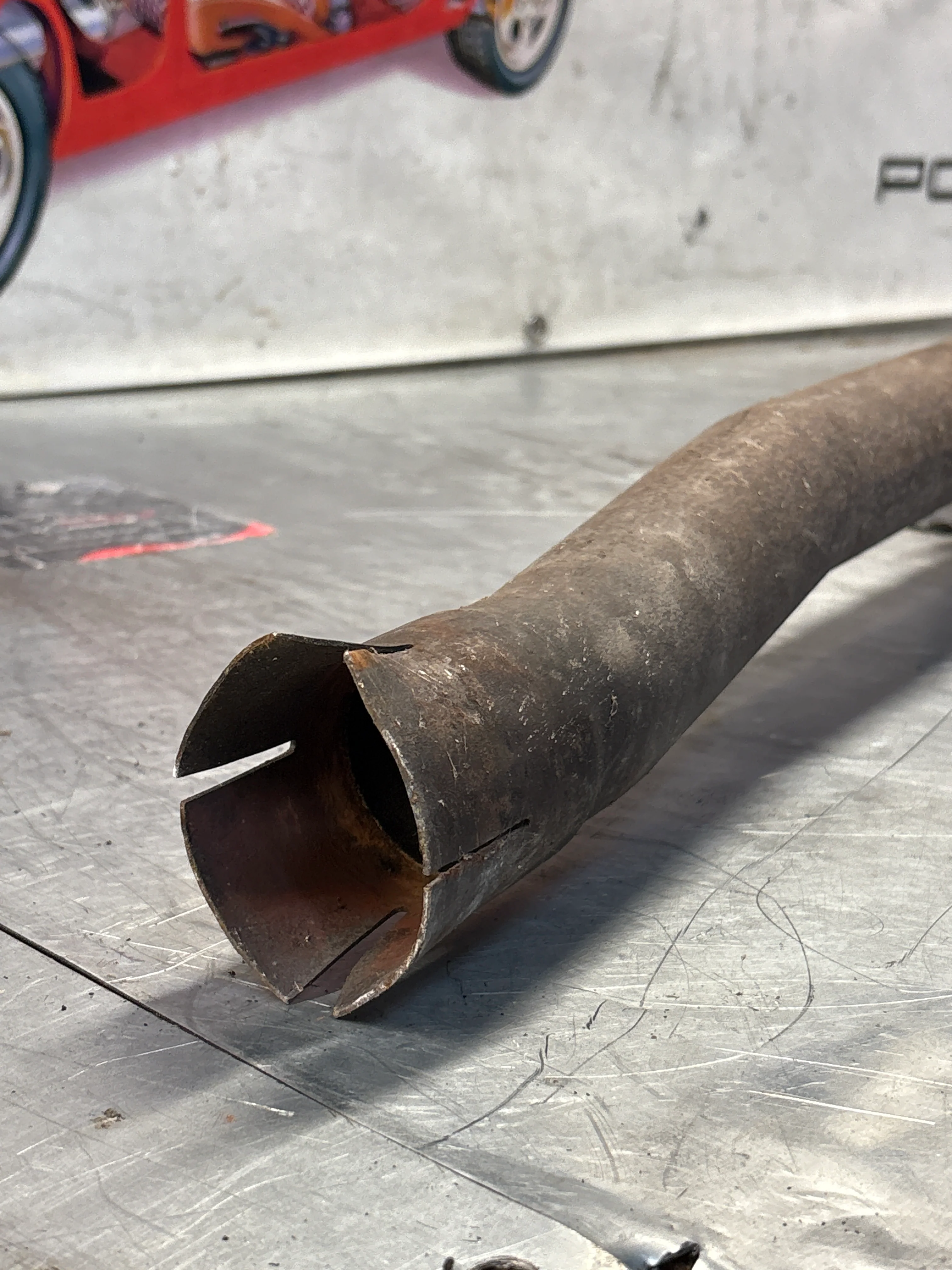 Porsche 928 Right side silencer, used 92811109401 - Image 6
