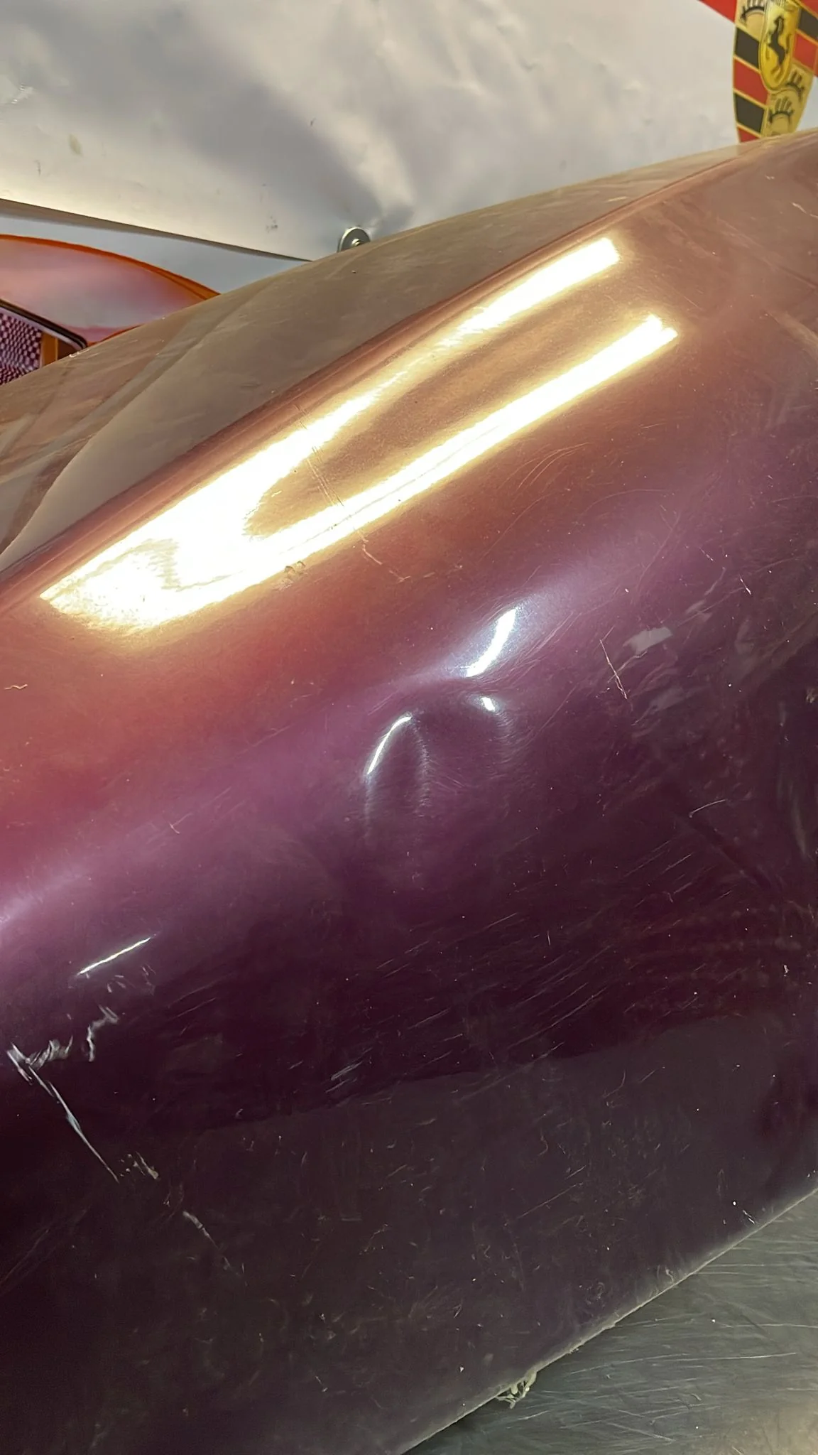 Porsche 928 S4 GT front left wing, used, 92850301111 - Image 4
