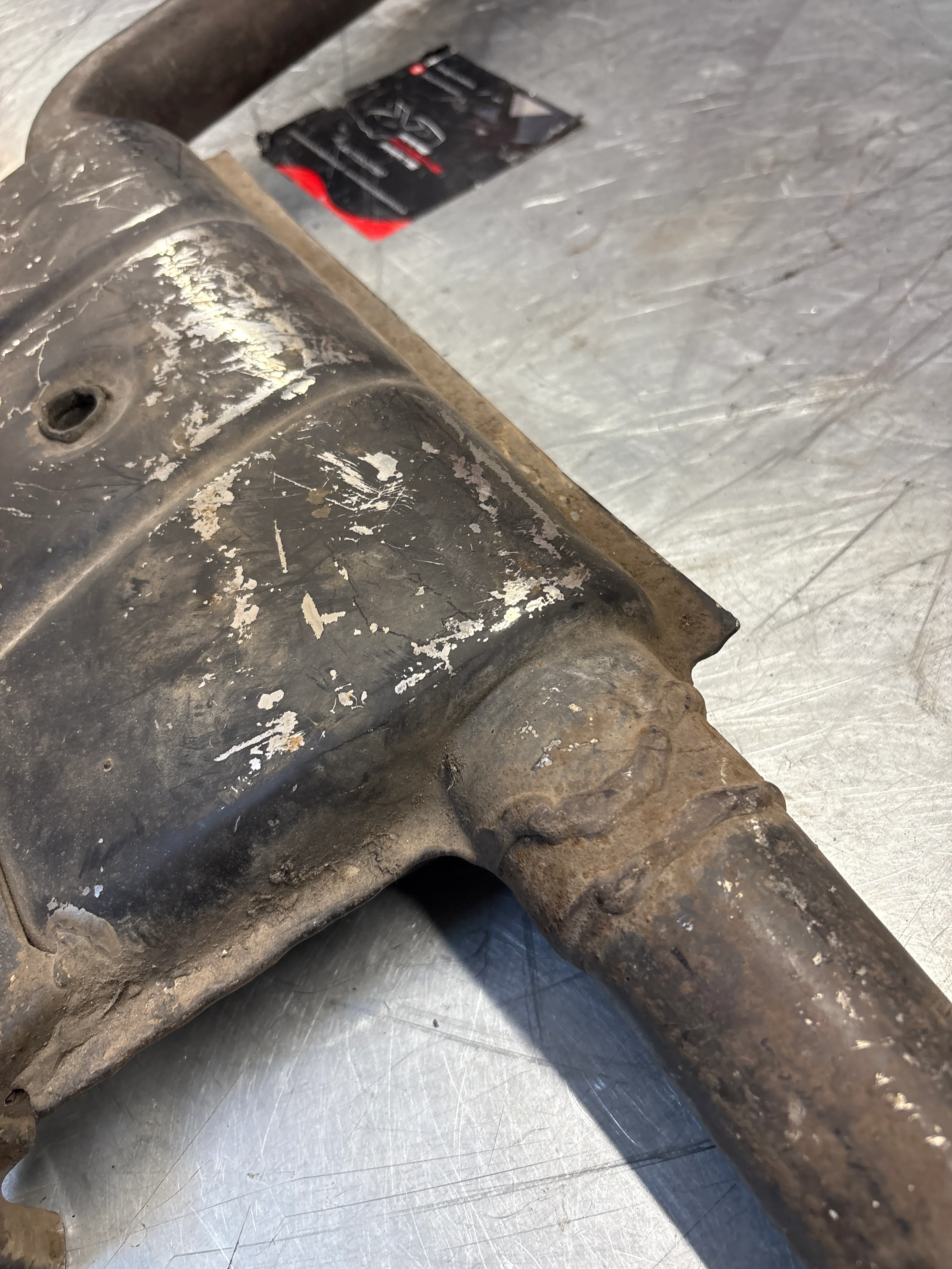 Porsche 928 S4 left middle silencer, used 92811109303 - Image 4
