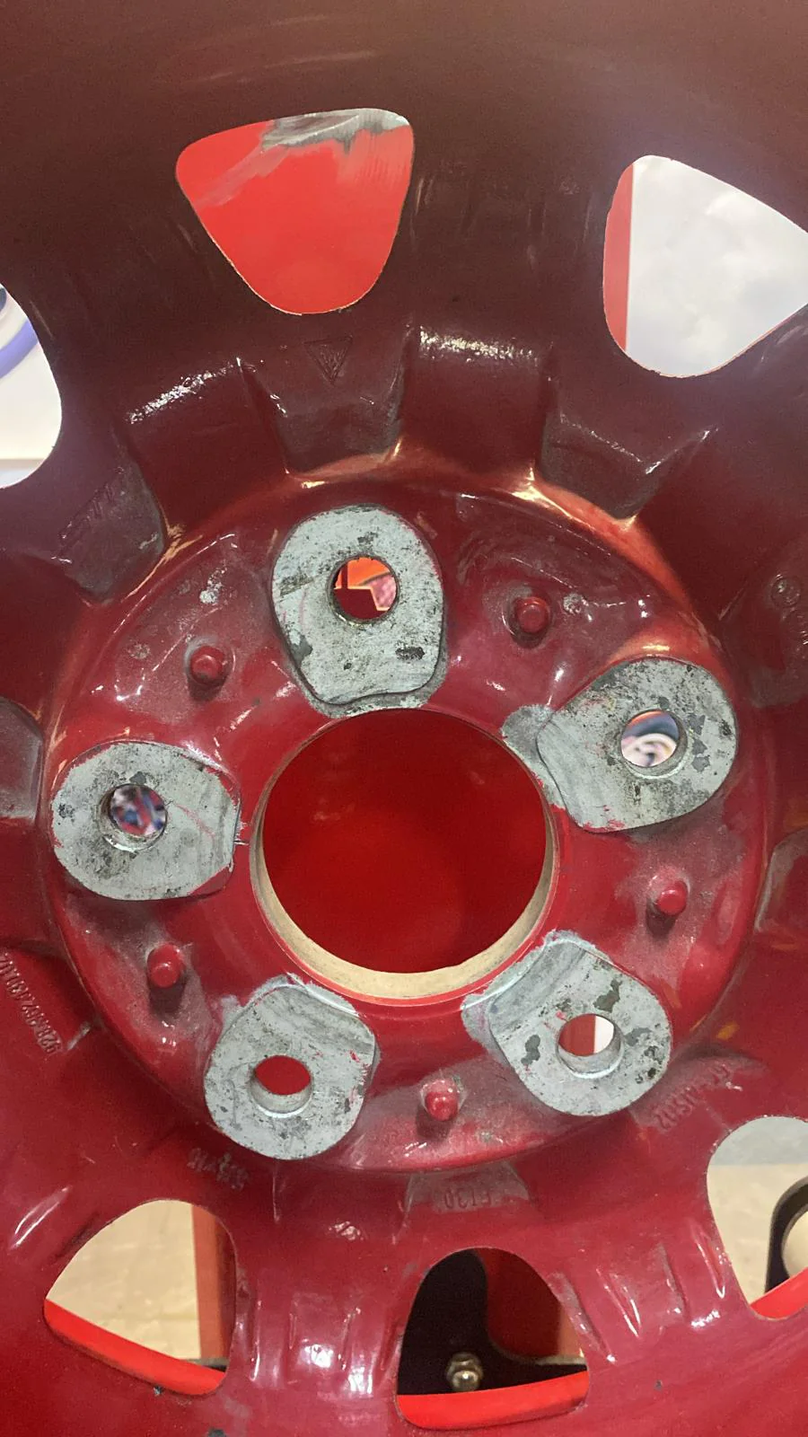 Porsche 928 spare alloy wheel, with tyre, used 92836213002 - Image 12