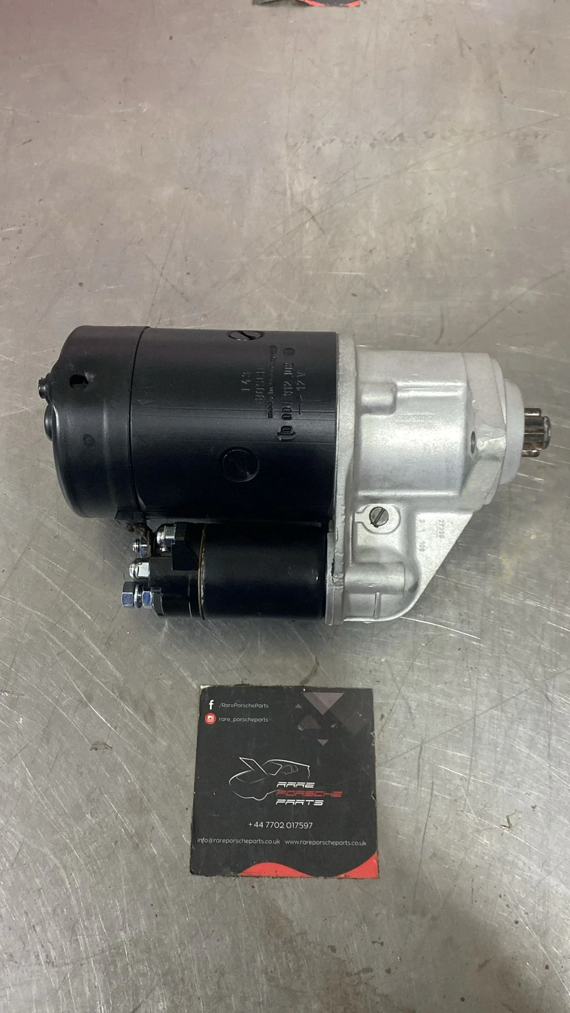 Porsche 928 starter motor, refurbished 0001312102 92860410304 - Image 2