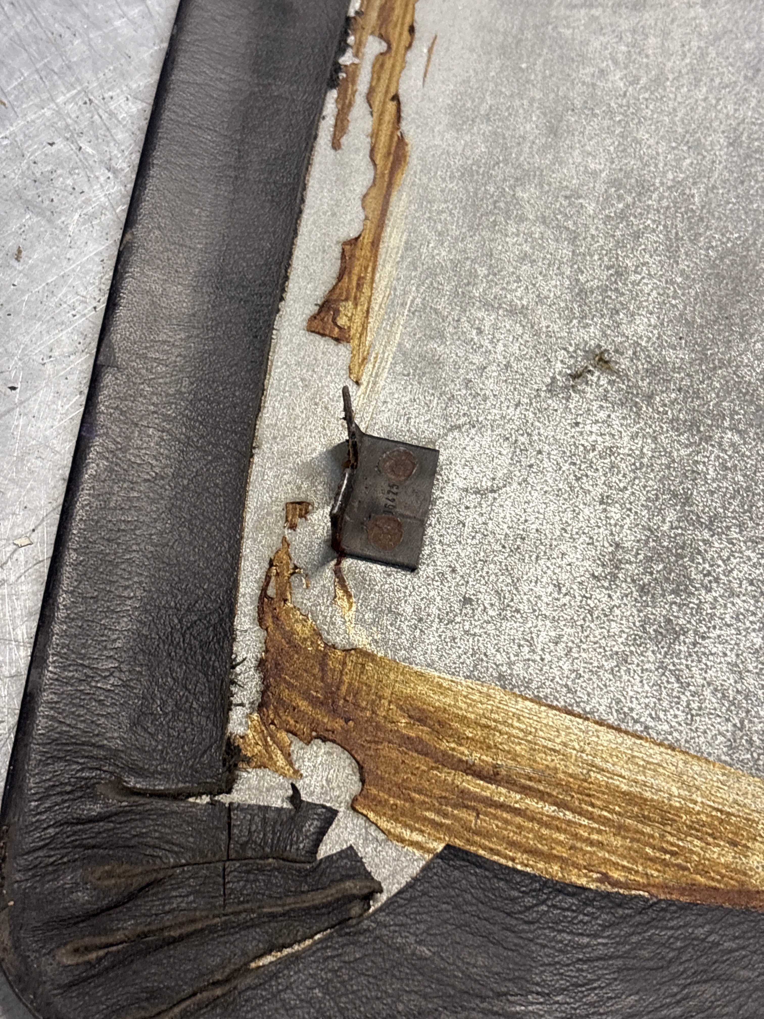 Porsche 928 sun roof headliner trim, black, used 92856406950KZ2 - Image 11