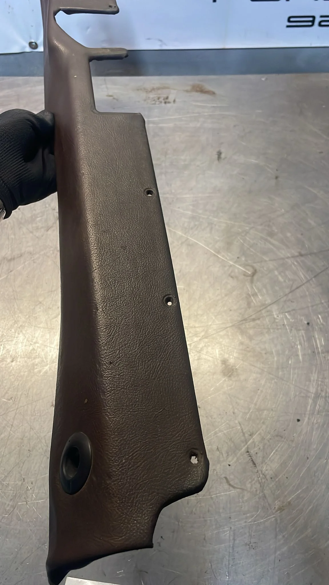 Porsche 928 trunk trim panel, used, brown, 92855165302 - Image 3