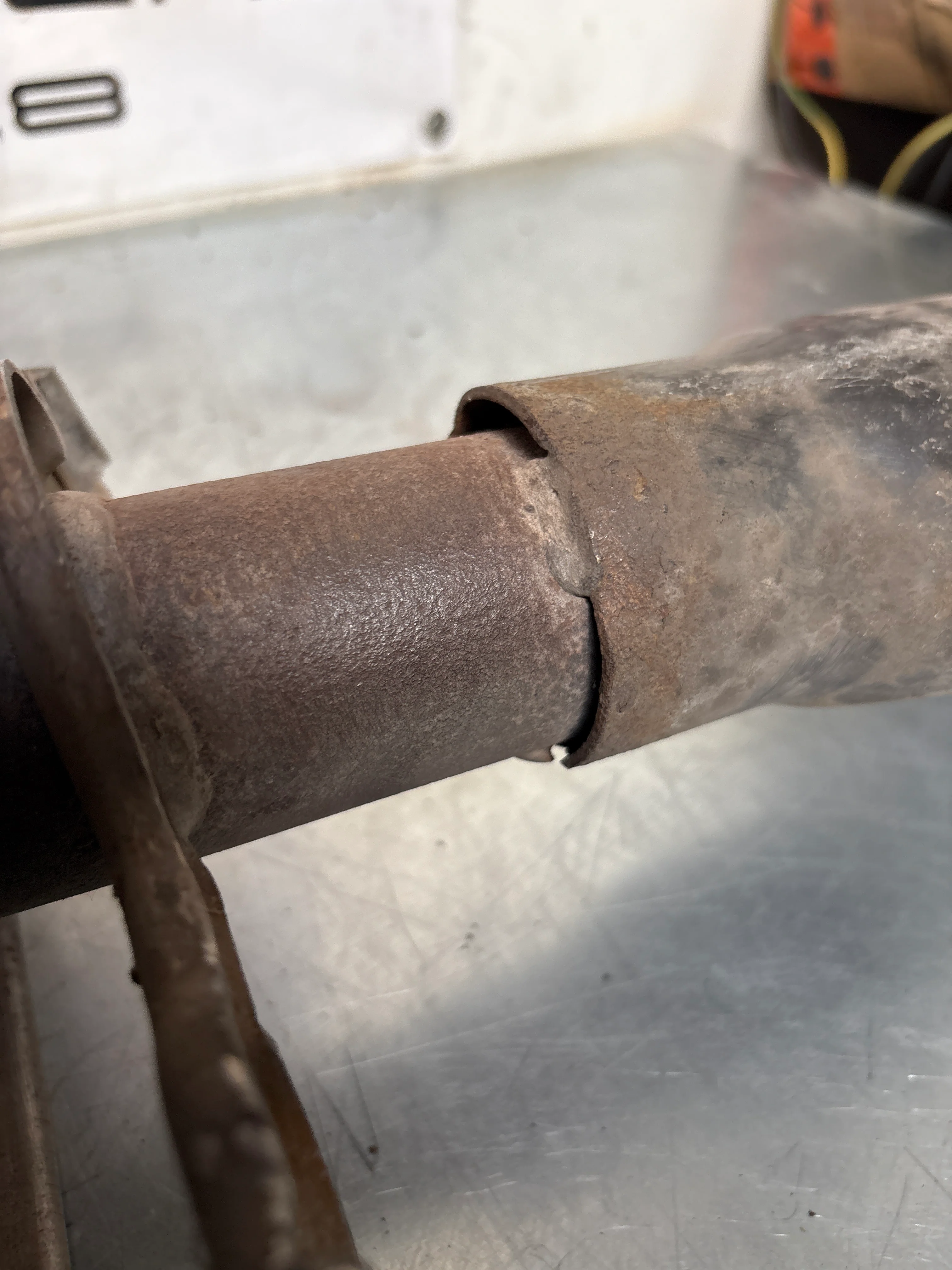 Porsche 924S / 944 2.5 N/A Bischoff exhaust system rear muffler, used 94411108301 - Image 9