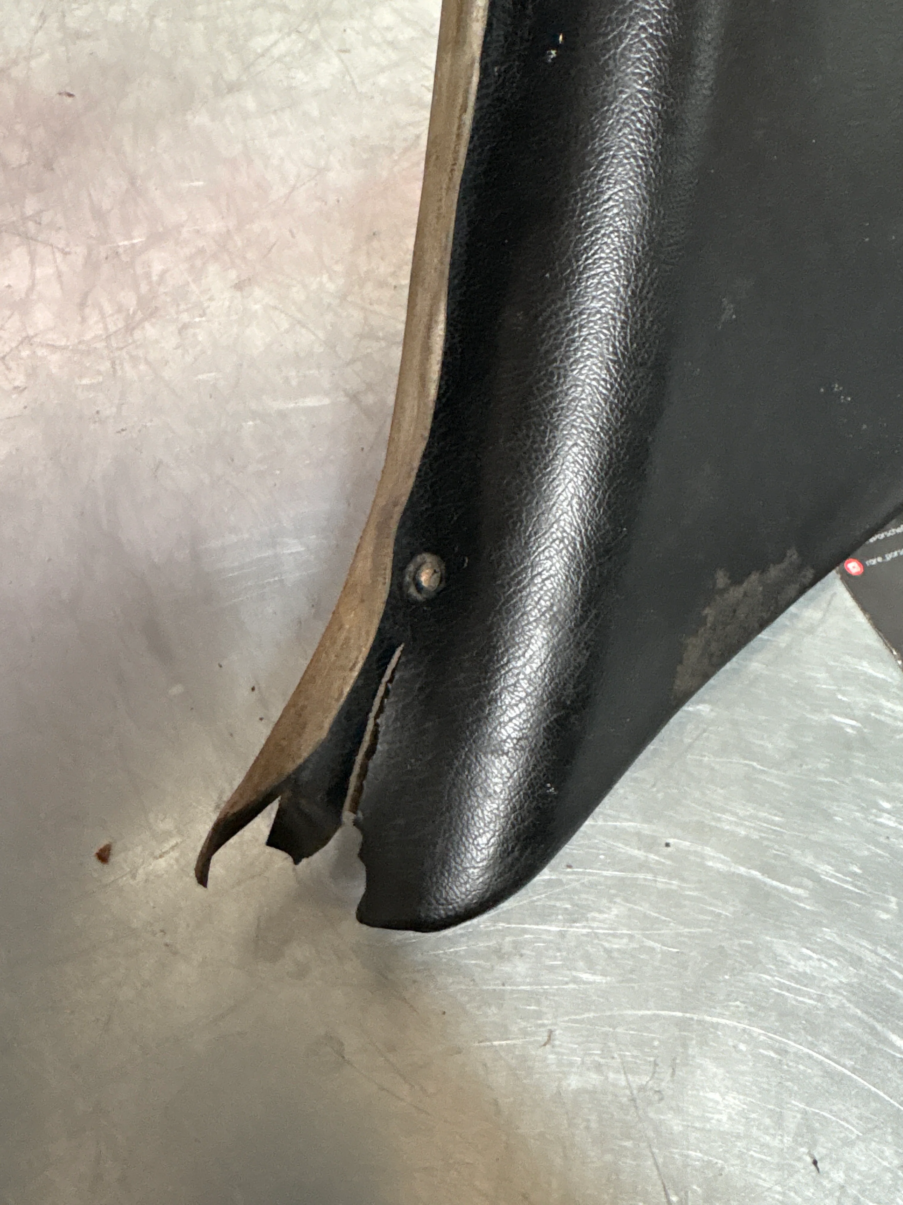 Porsche 944 924 black rear interior C Post trims/cards. Quarter panel trim used, poor condition 94455502101 94455502201 - Image 17
