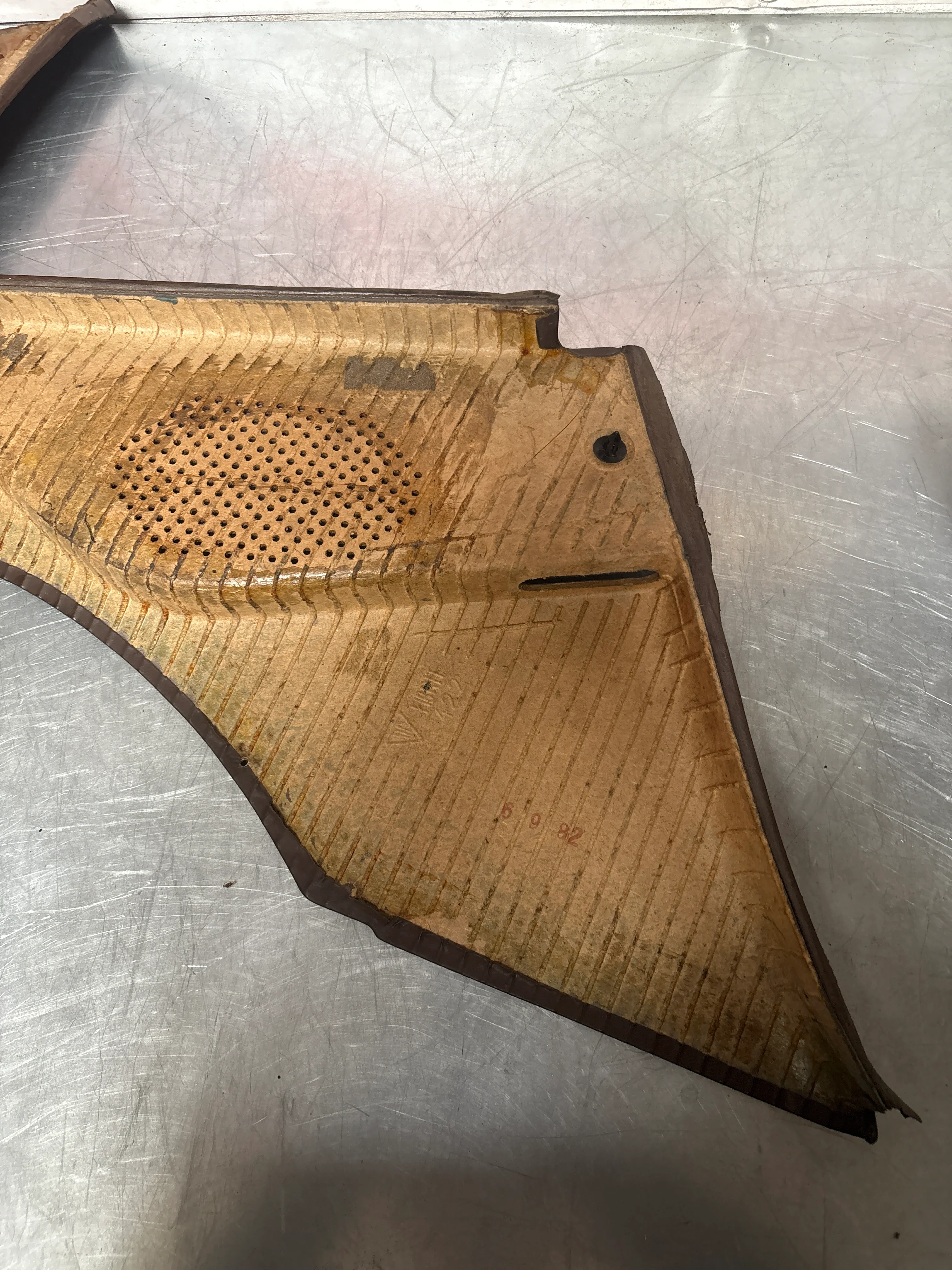 Porsche 944 924 brown rear interior C Post trims/cards. Quarter panel trim used 94455502101 94455502201 - Image 16