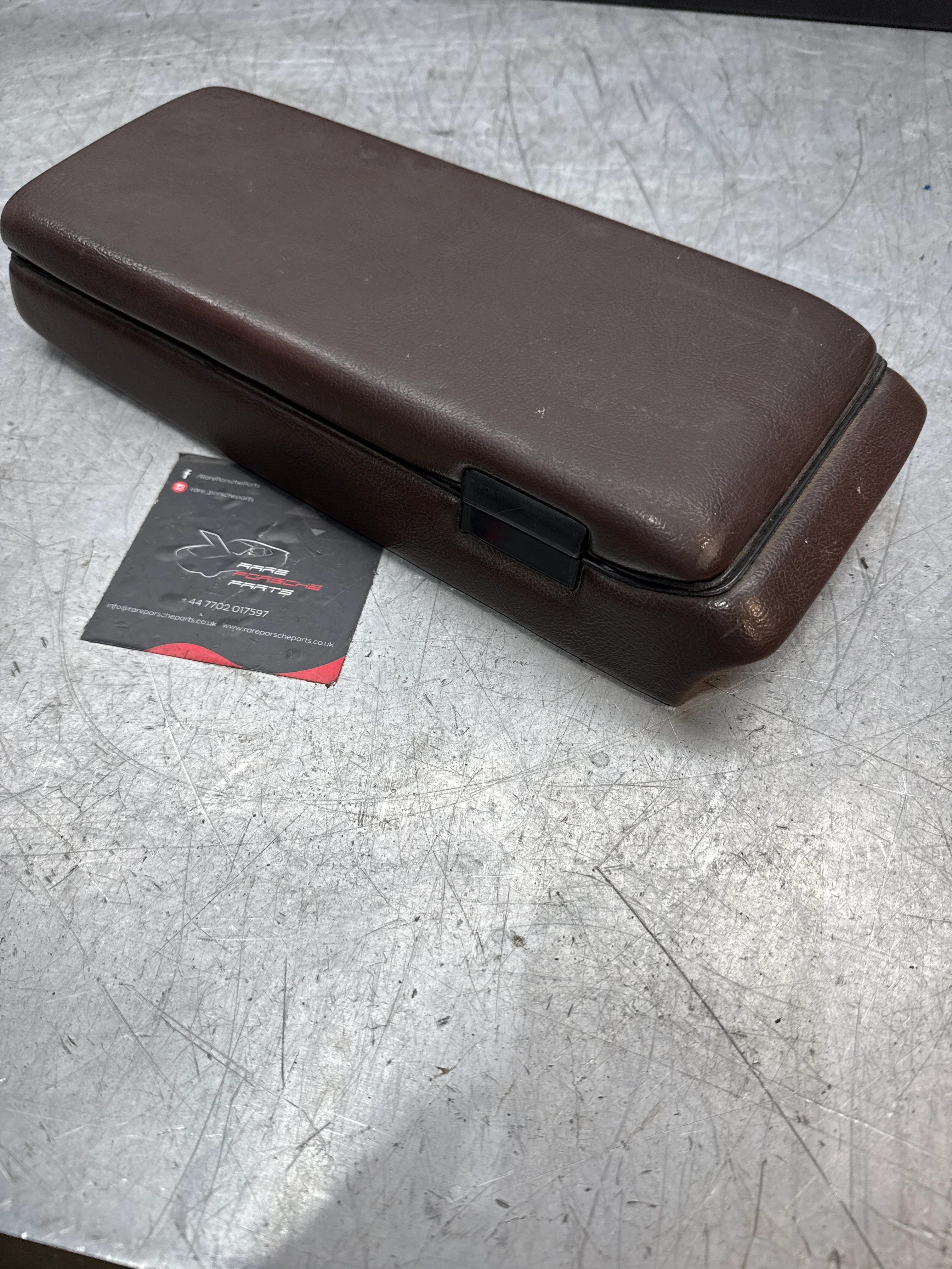 Porsche 944 924 centre console arm rest cassette brown. 478857059 used RHD - Image 3