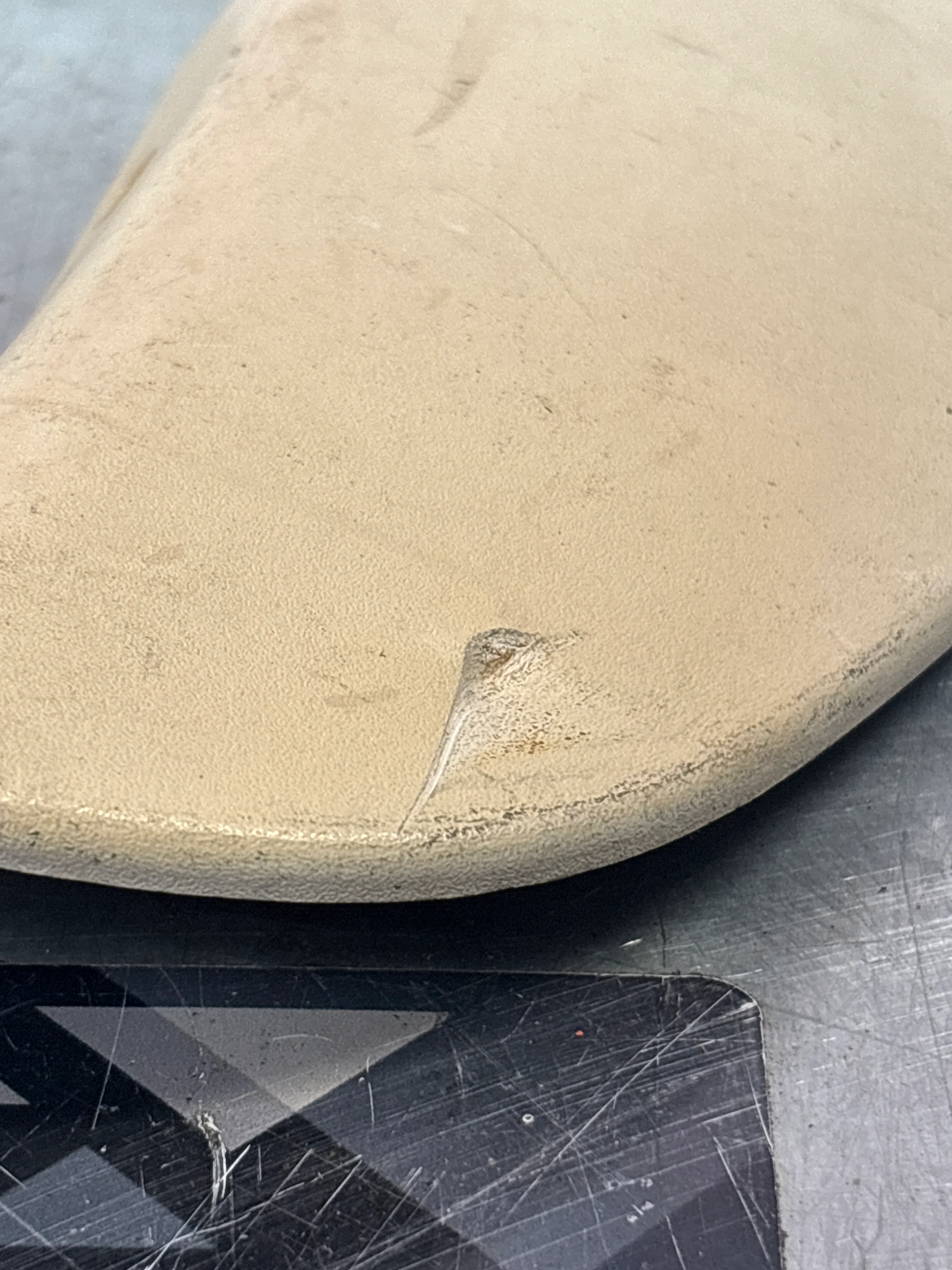 Porsche 944 928 seat hinge cover beige used left 92852114702 - Image 5