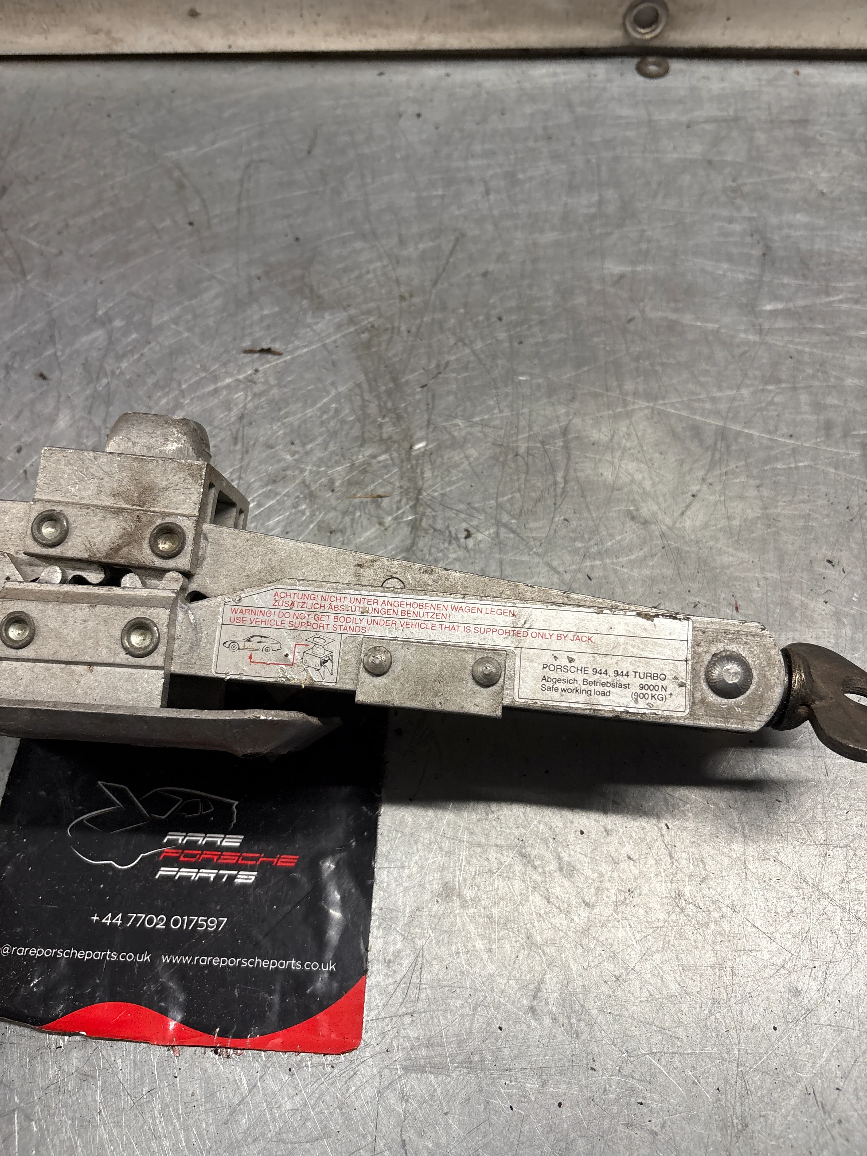 Porsche 944 / 944 Turbo spare tire jack lift, used - Image 5