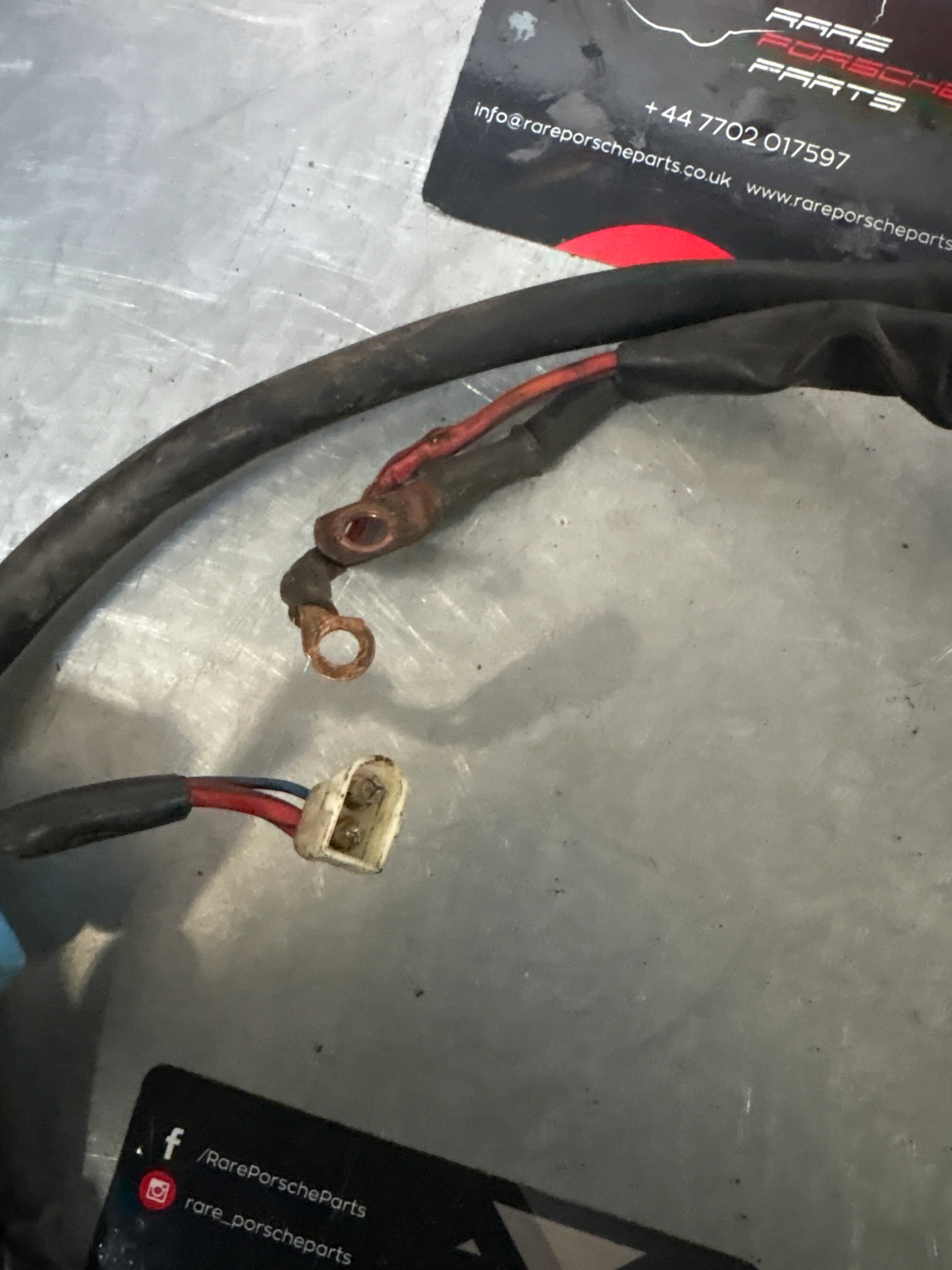 Porsche 944 alternator cable, used 85.5- - Image 2