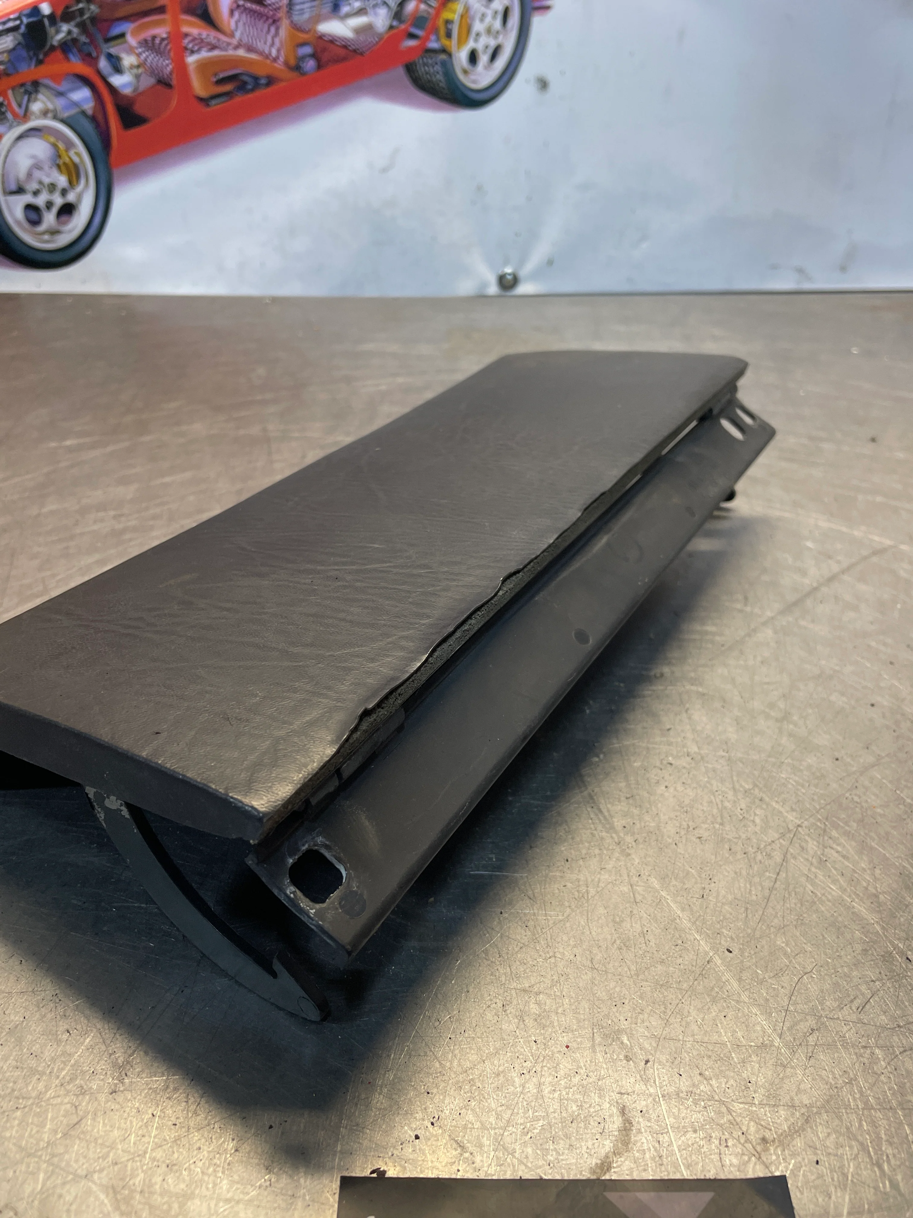 Porsche 924 944 Black glovebox lid, used 477857123 - Image 3