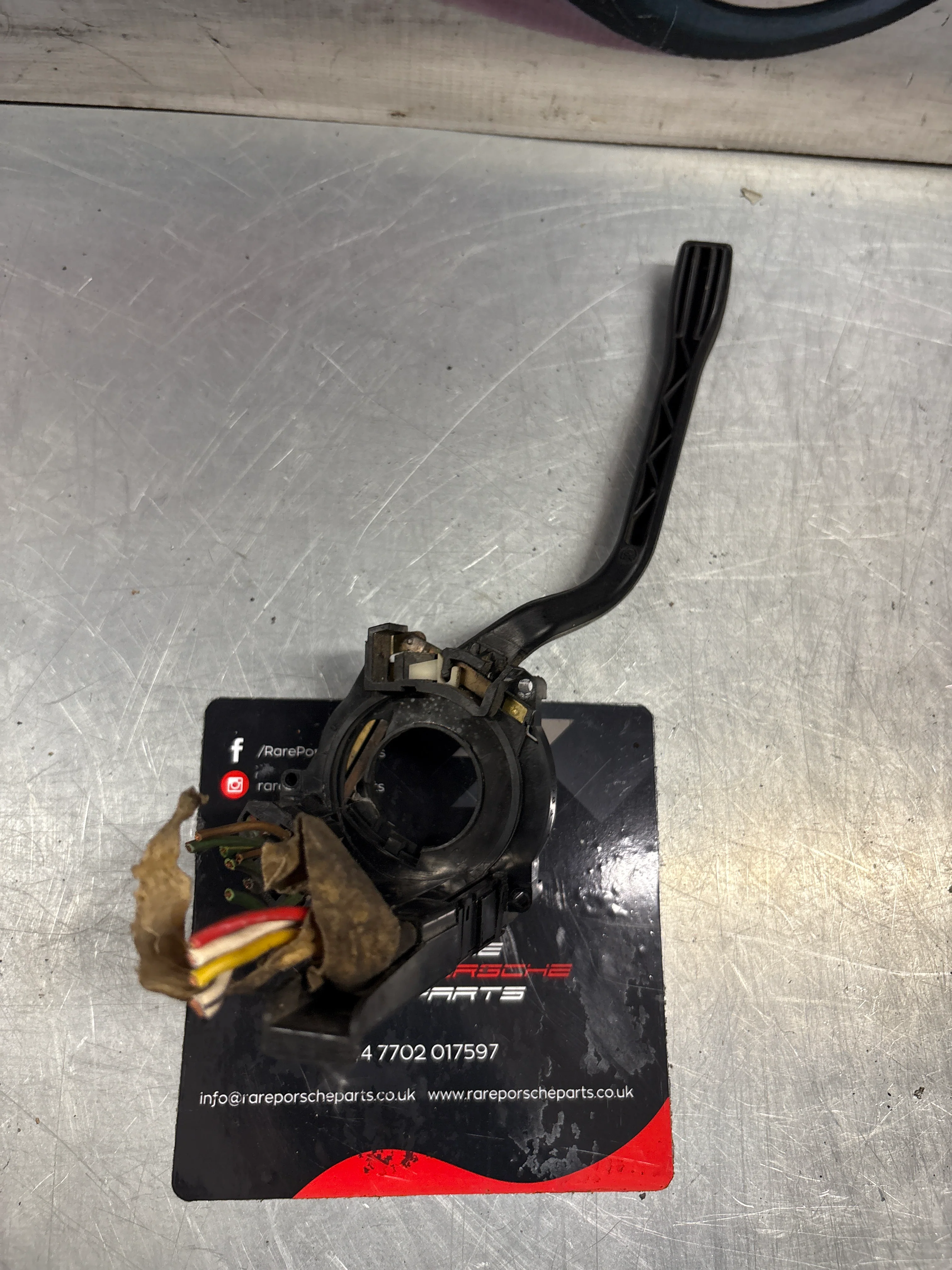 Porsche 944 black Wiper stalk, used 94461310100 - Image 6